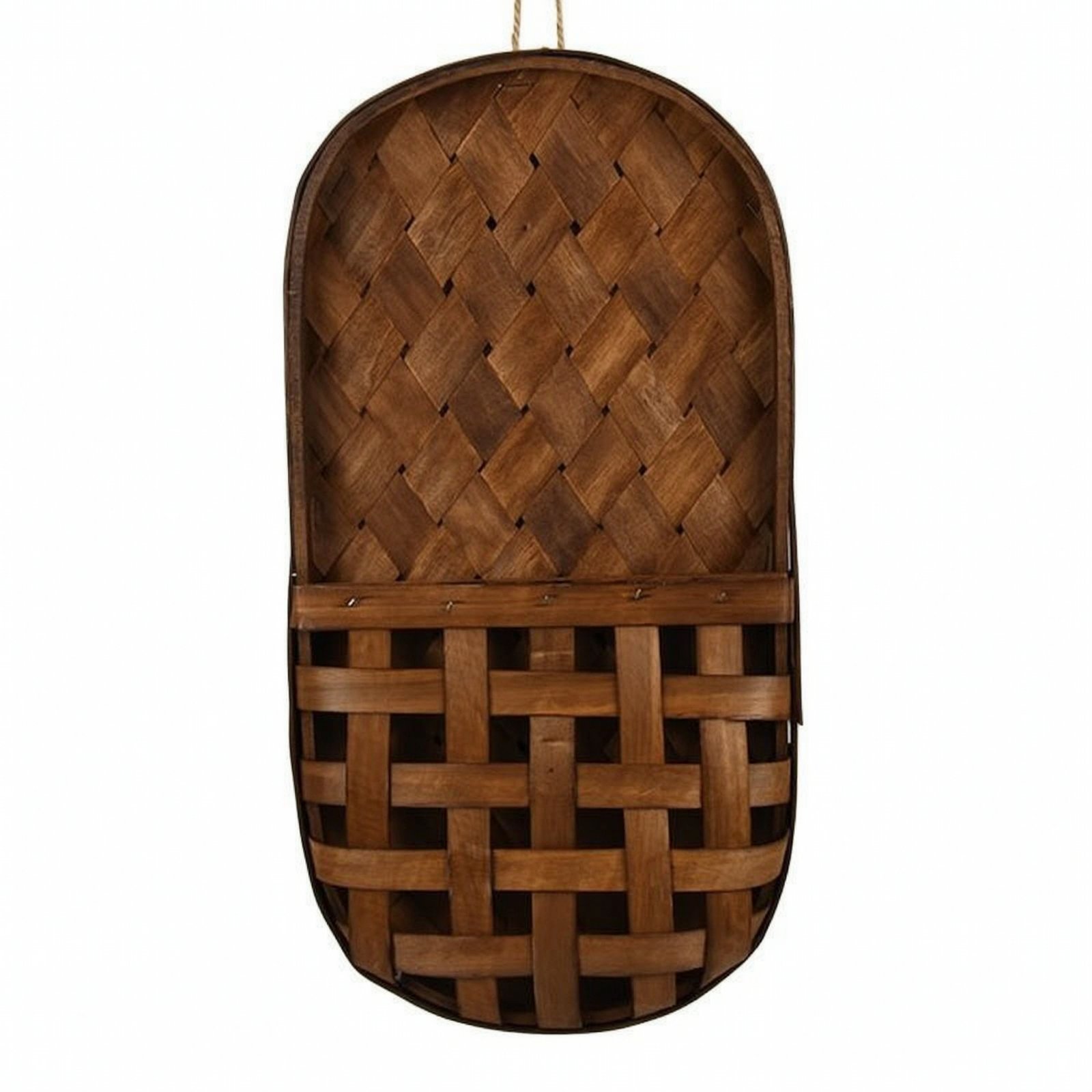 Oval Hanging Wall Basket