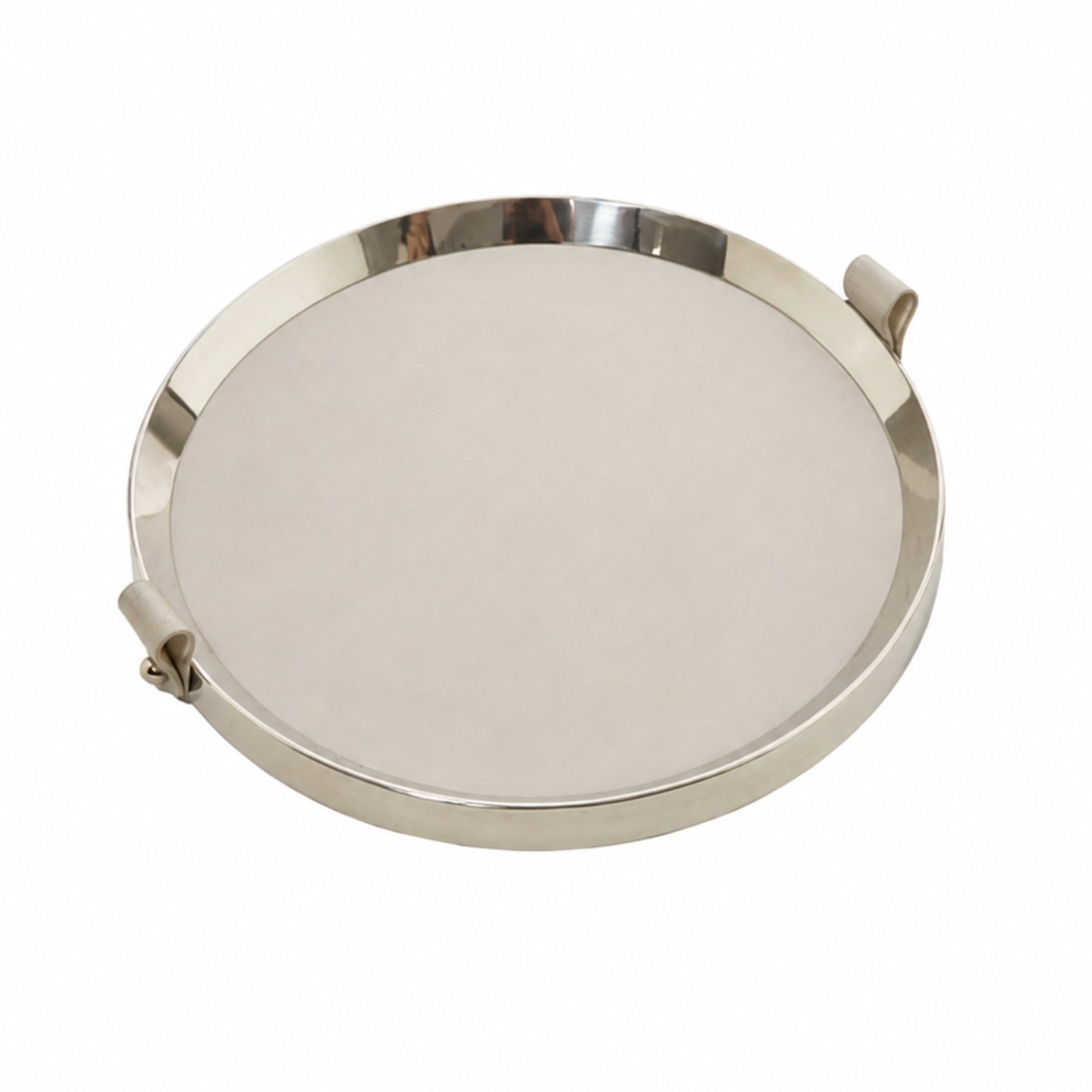 Round Stainless Steel Serving Tray
