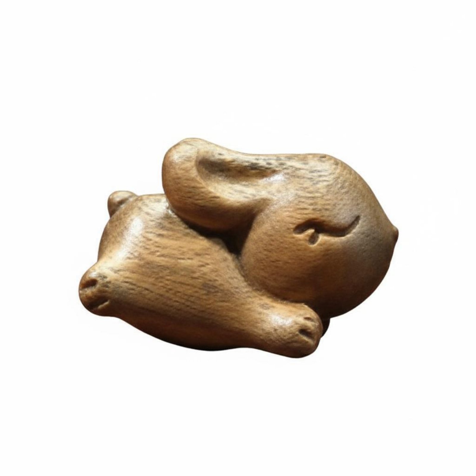 Hardwood Hare Sculpture
