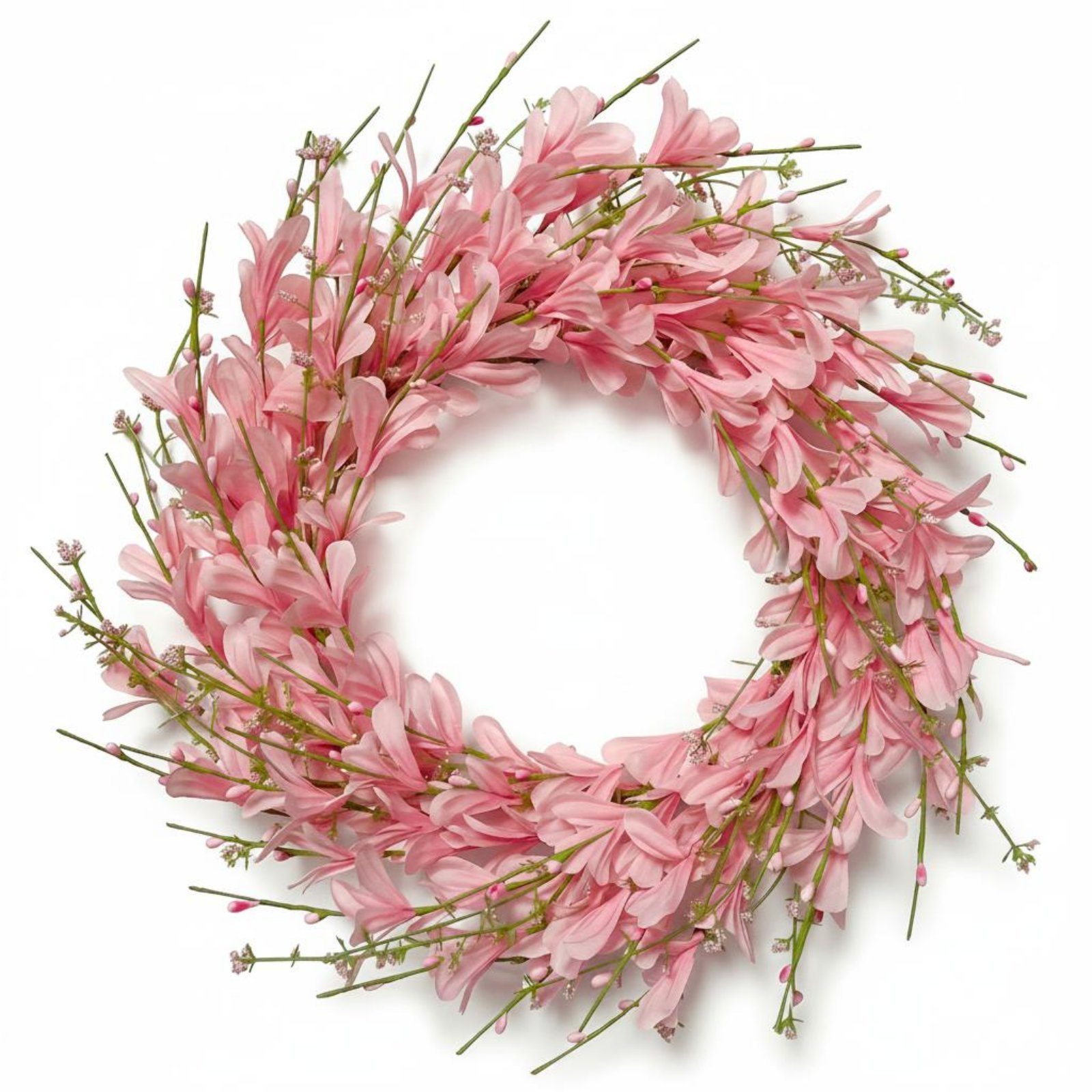 Pink Flower Wreath