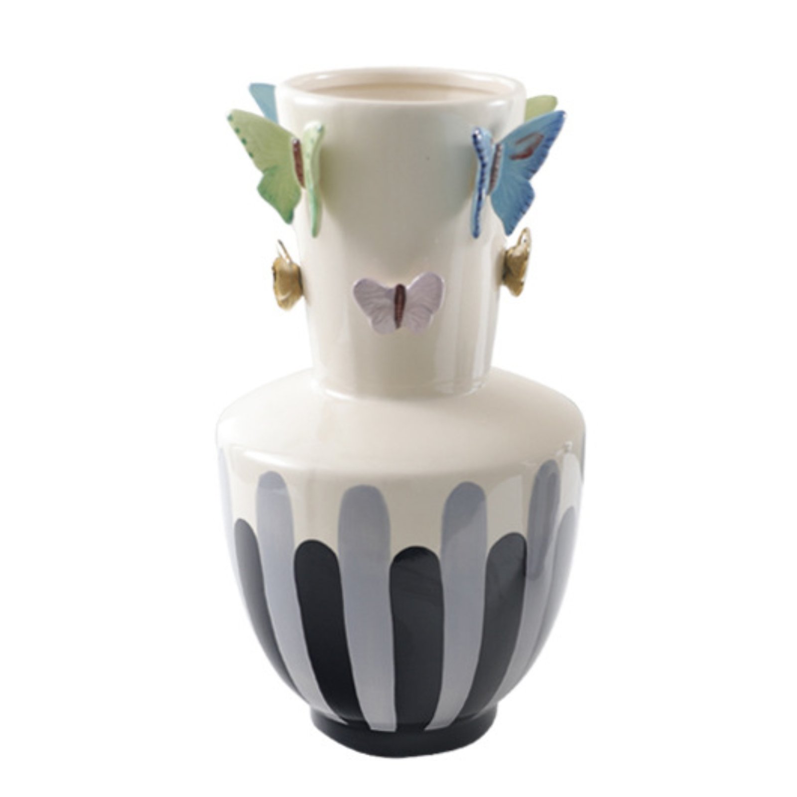 Glossy Butterfly Vase