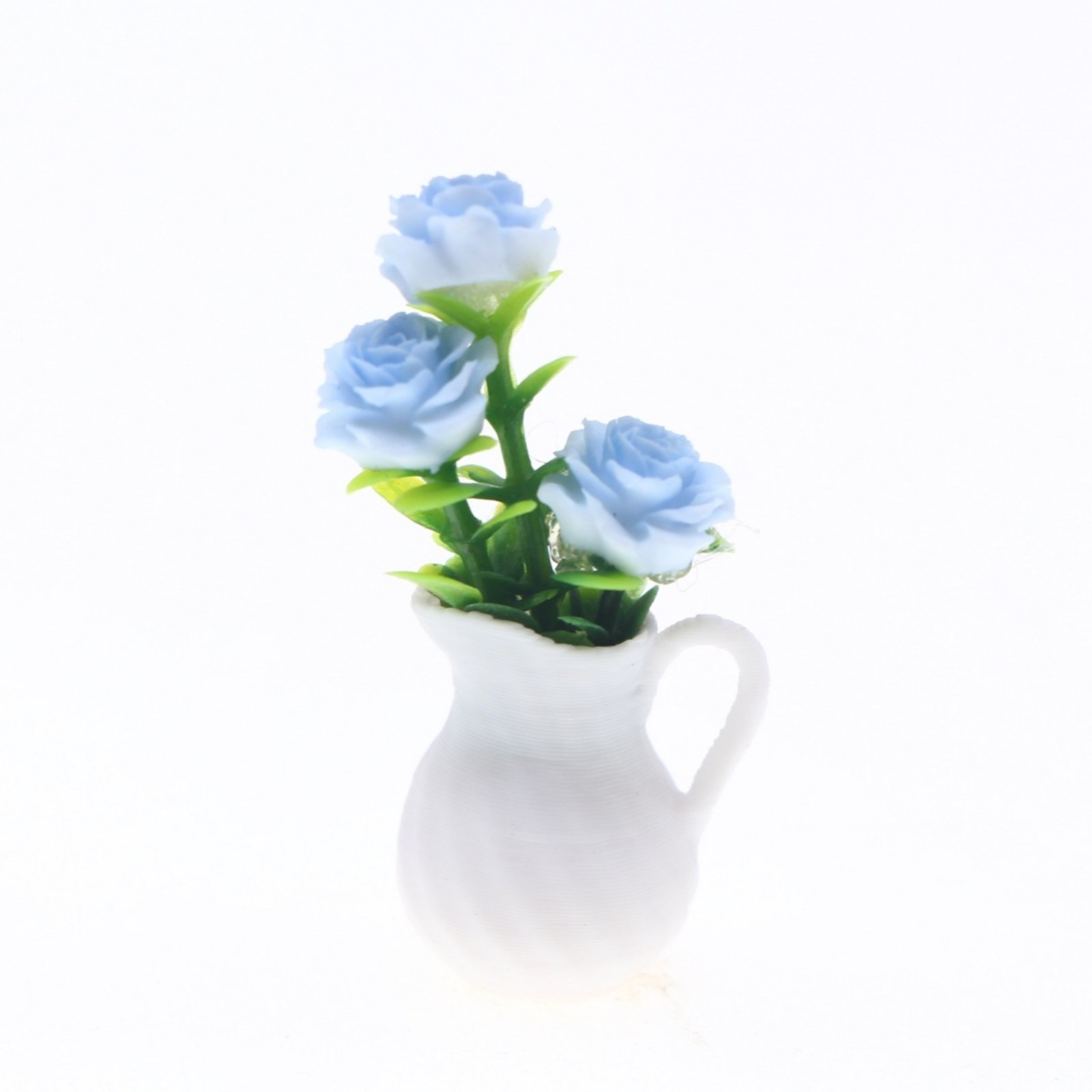 Miniature Rose in Pitcher Planter