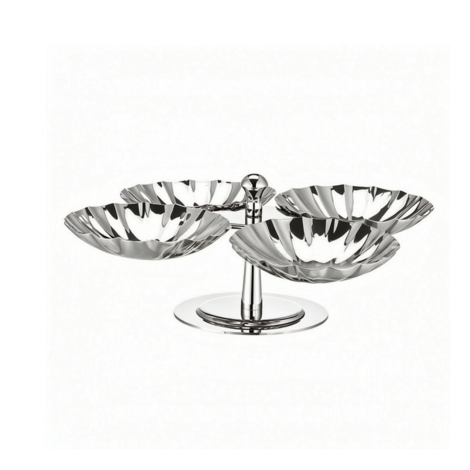 Rotating Dessert Stand – Daisy Cutout 4 Head