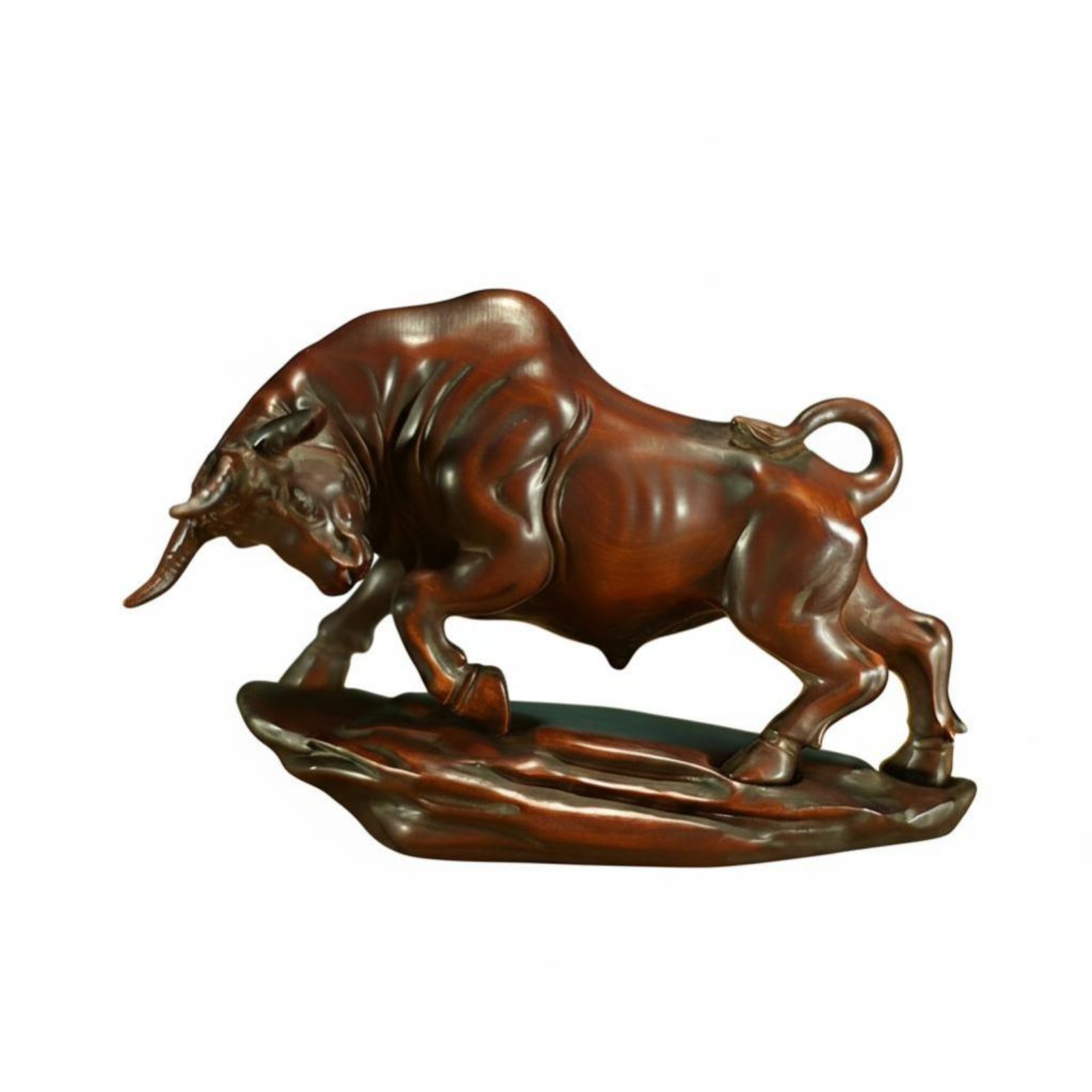 Boxwood Ox Sculpture