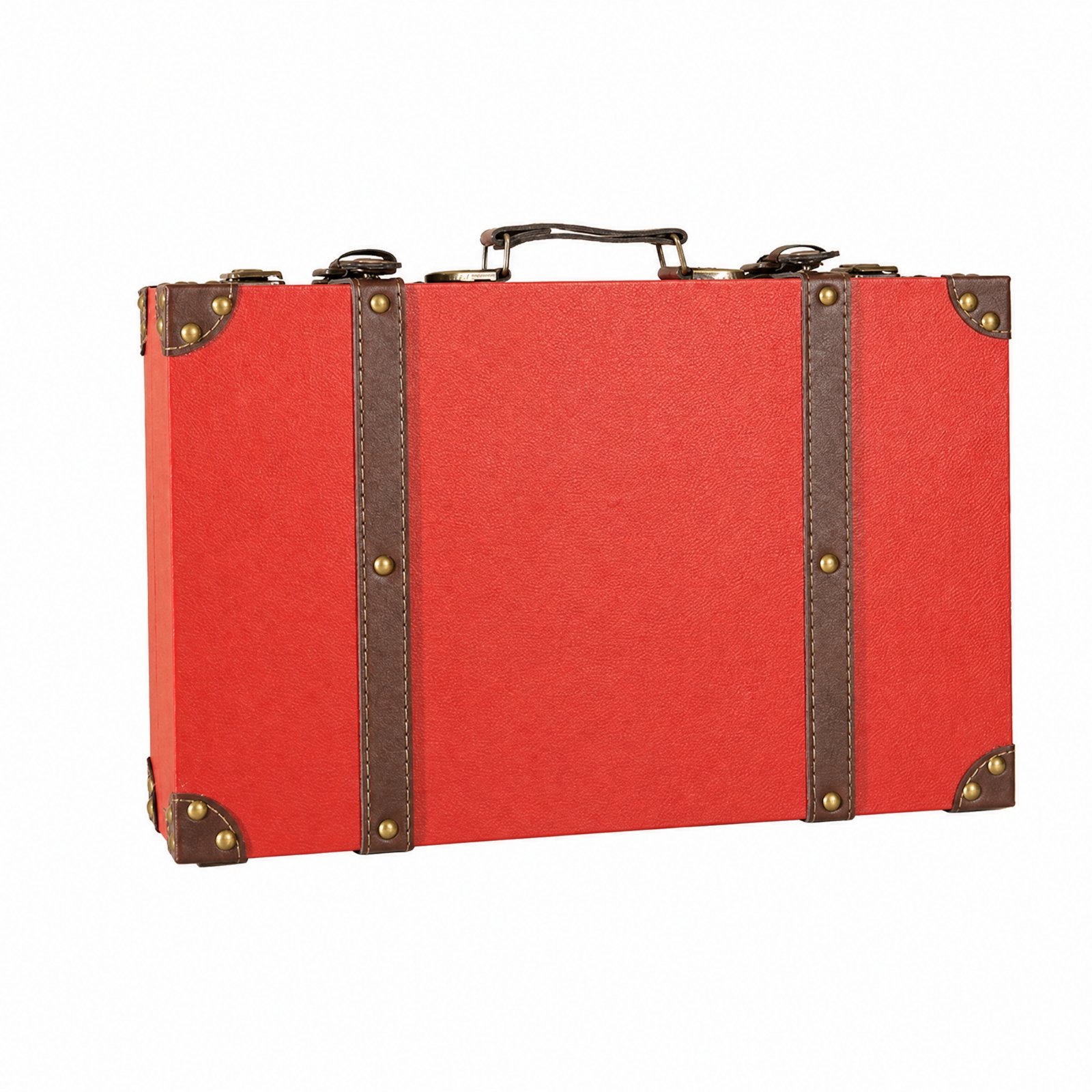 Wooden Storage Case with Hinged Lid