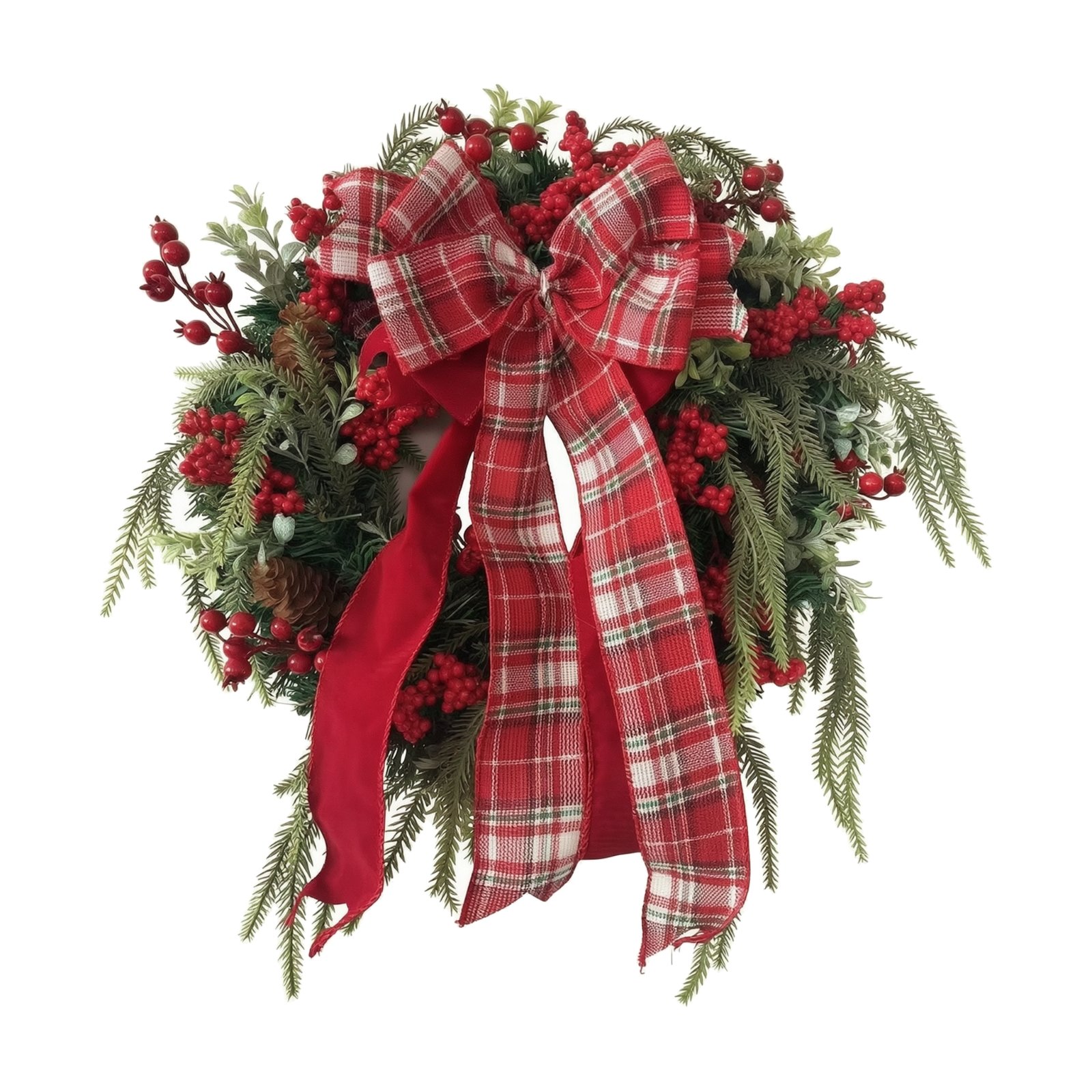 Christmas Swag with Red Berries