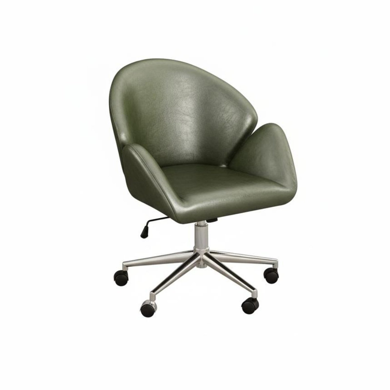 Wheeled Desk Chair with Armrests