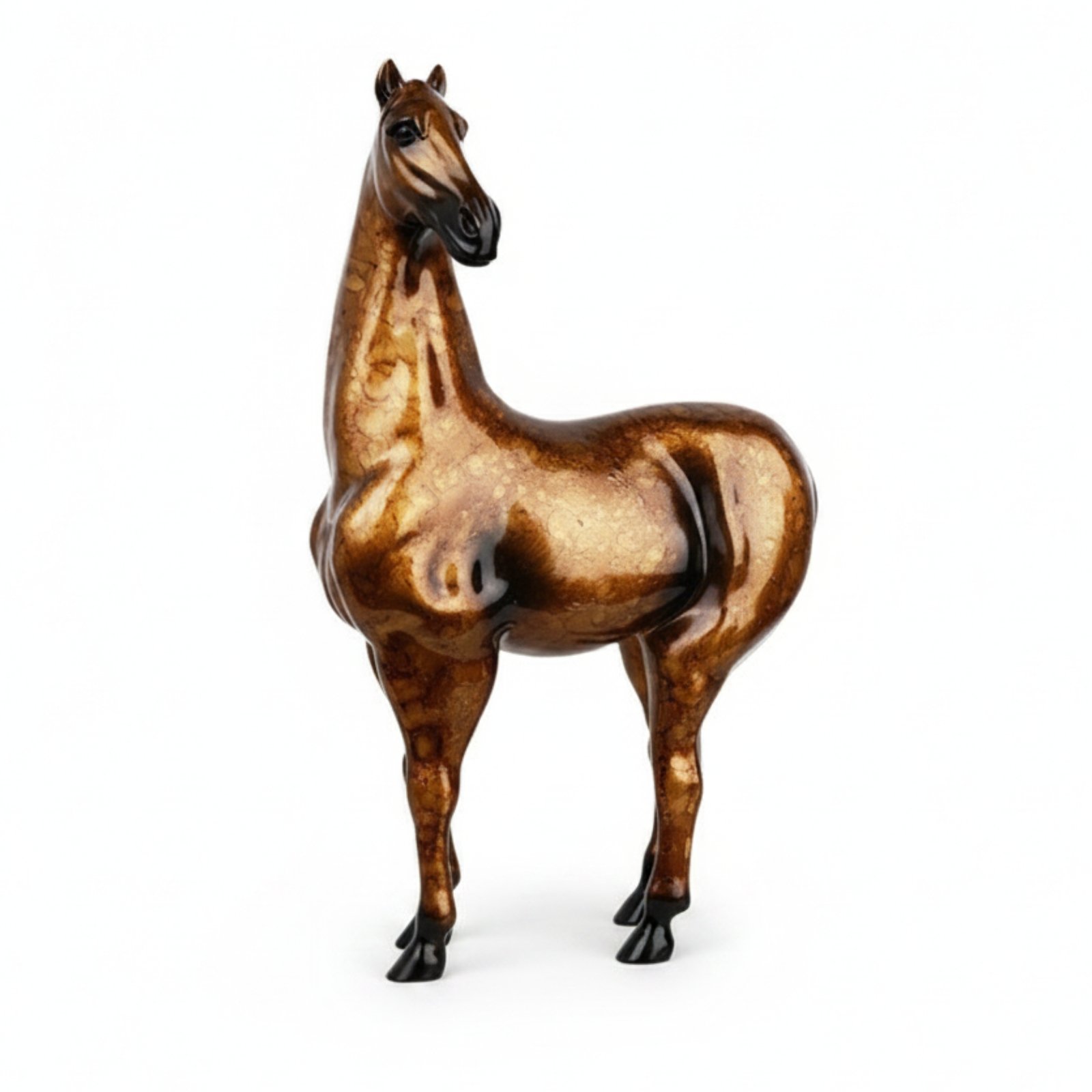 Glossy Horse Sculpture