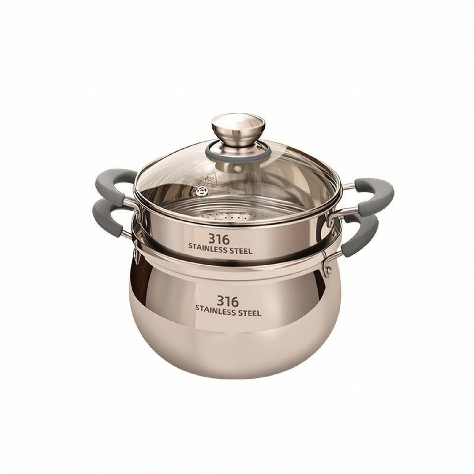Cooking Pot with Steamer Insert