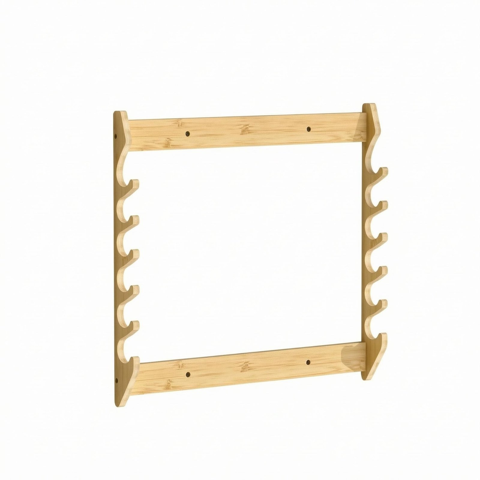 Wall-Mounted Fishing Rod Rack