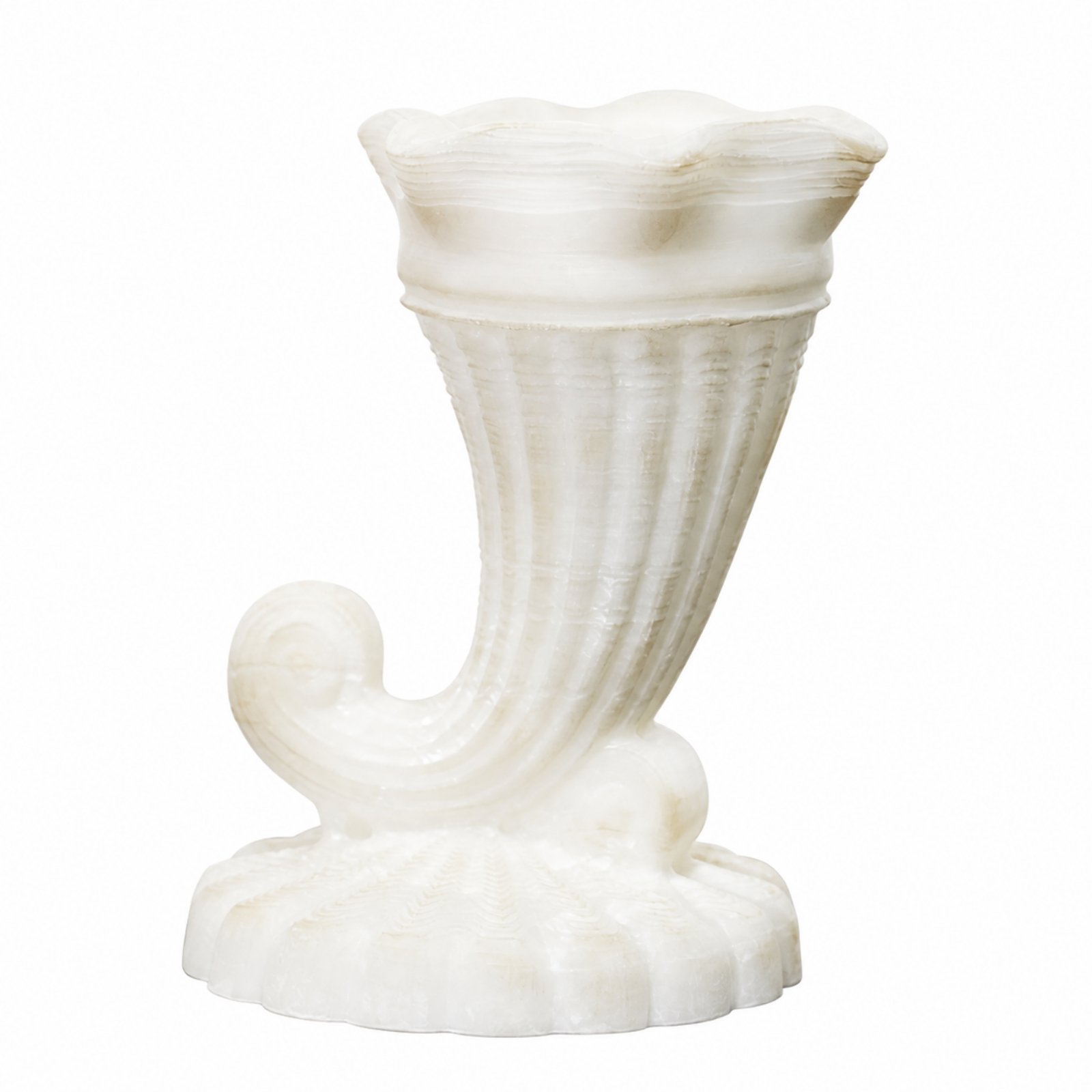 Flower Vase Faux Jade Resin