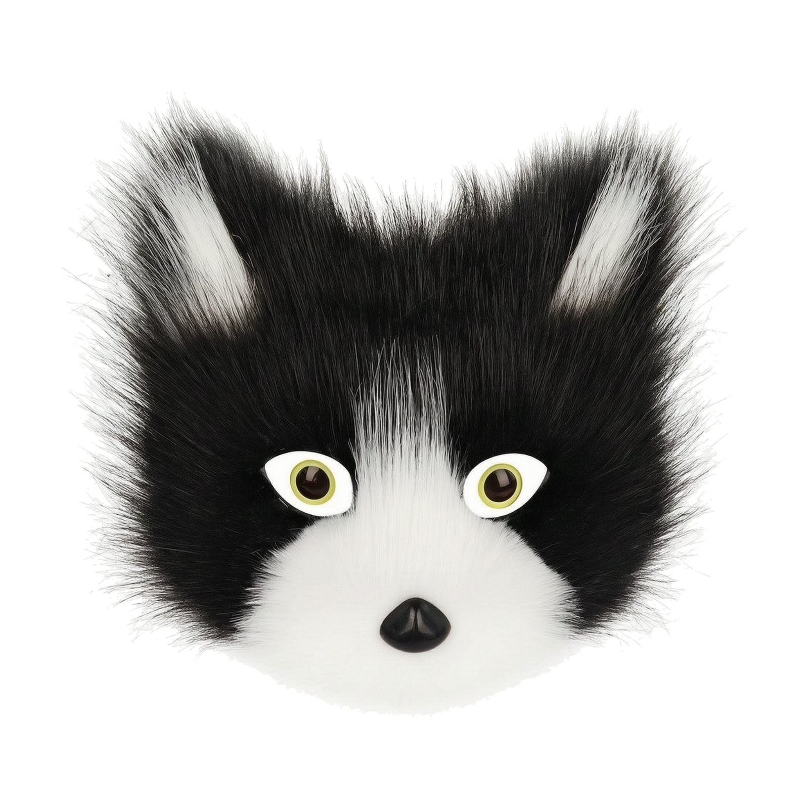Faux-Fuzzy Cat Face Mask