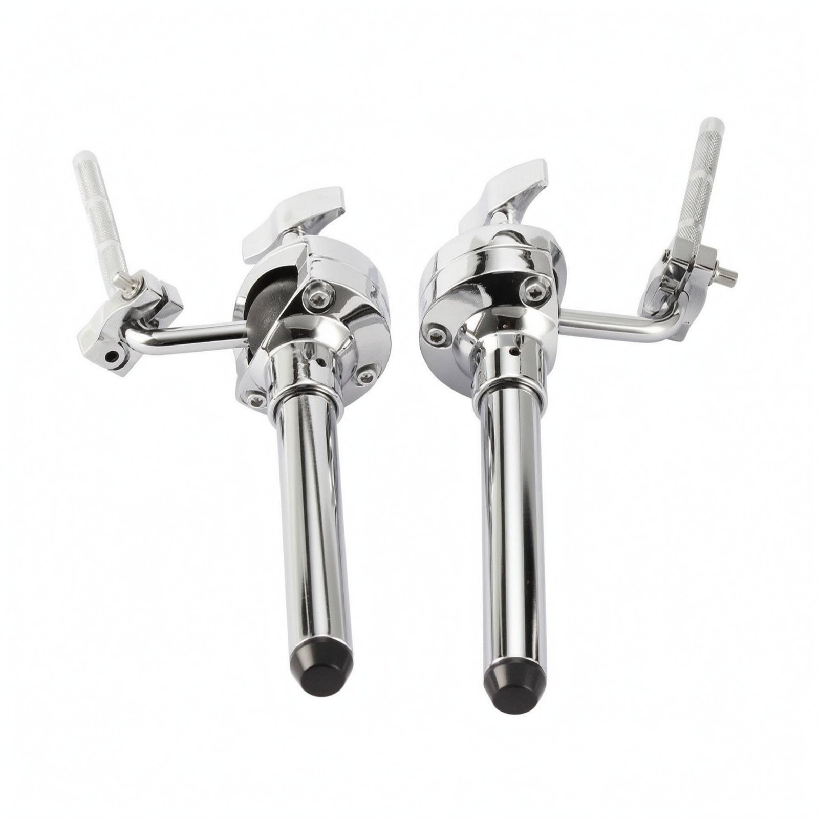 Chrome Tom Drum Bracket + 6-Piece Drum Hardware Thumb Screw