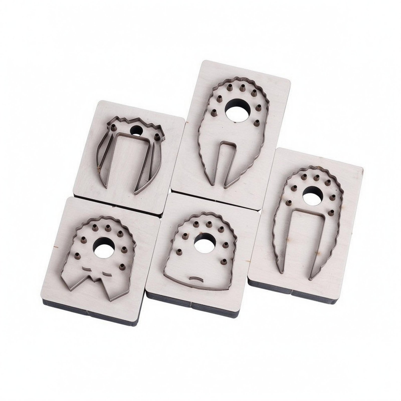 5-Piece Leather Keychain Die Set