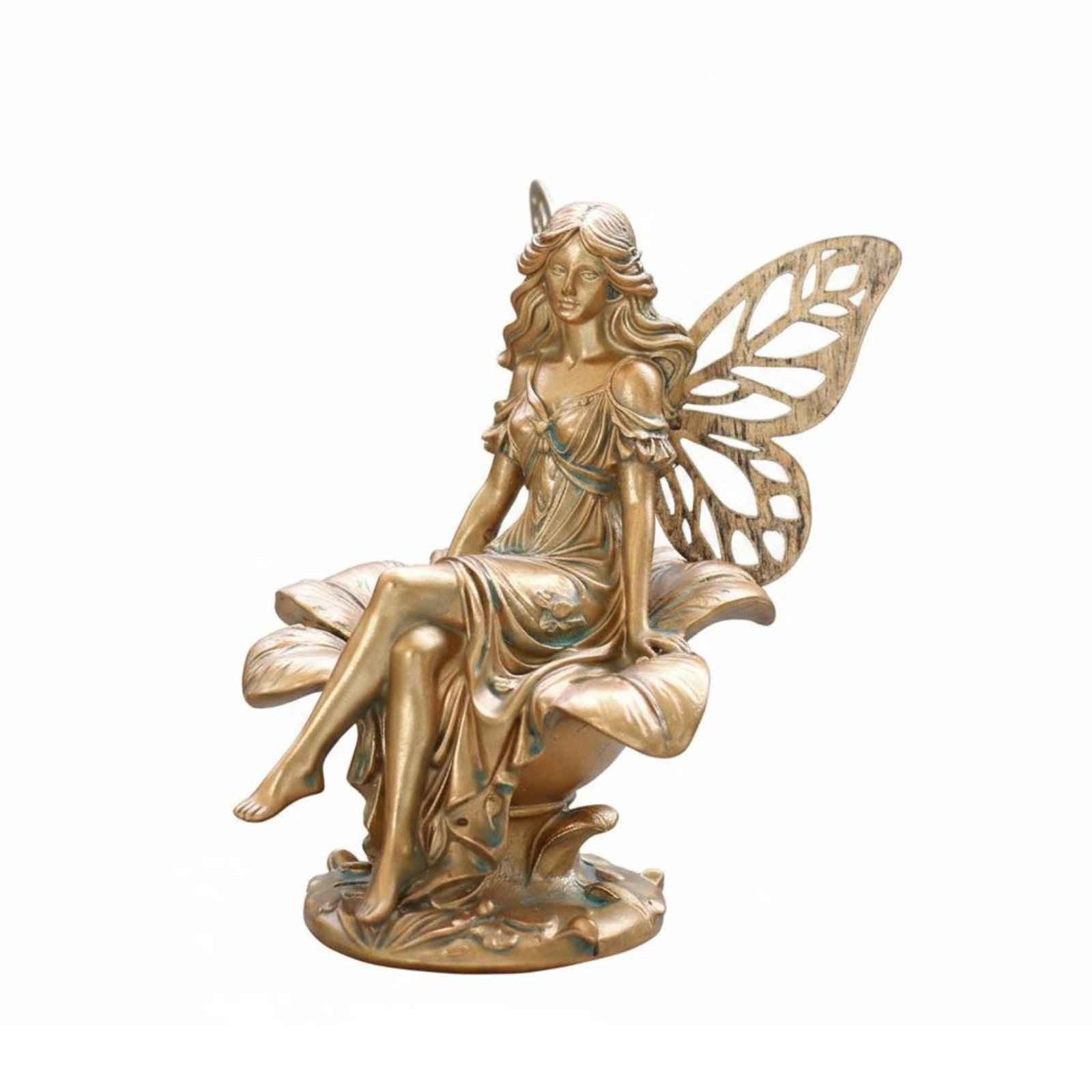 Set of 4 Resin Fairy Garden Statue