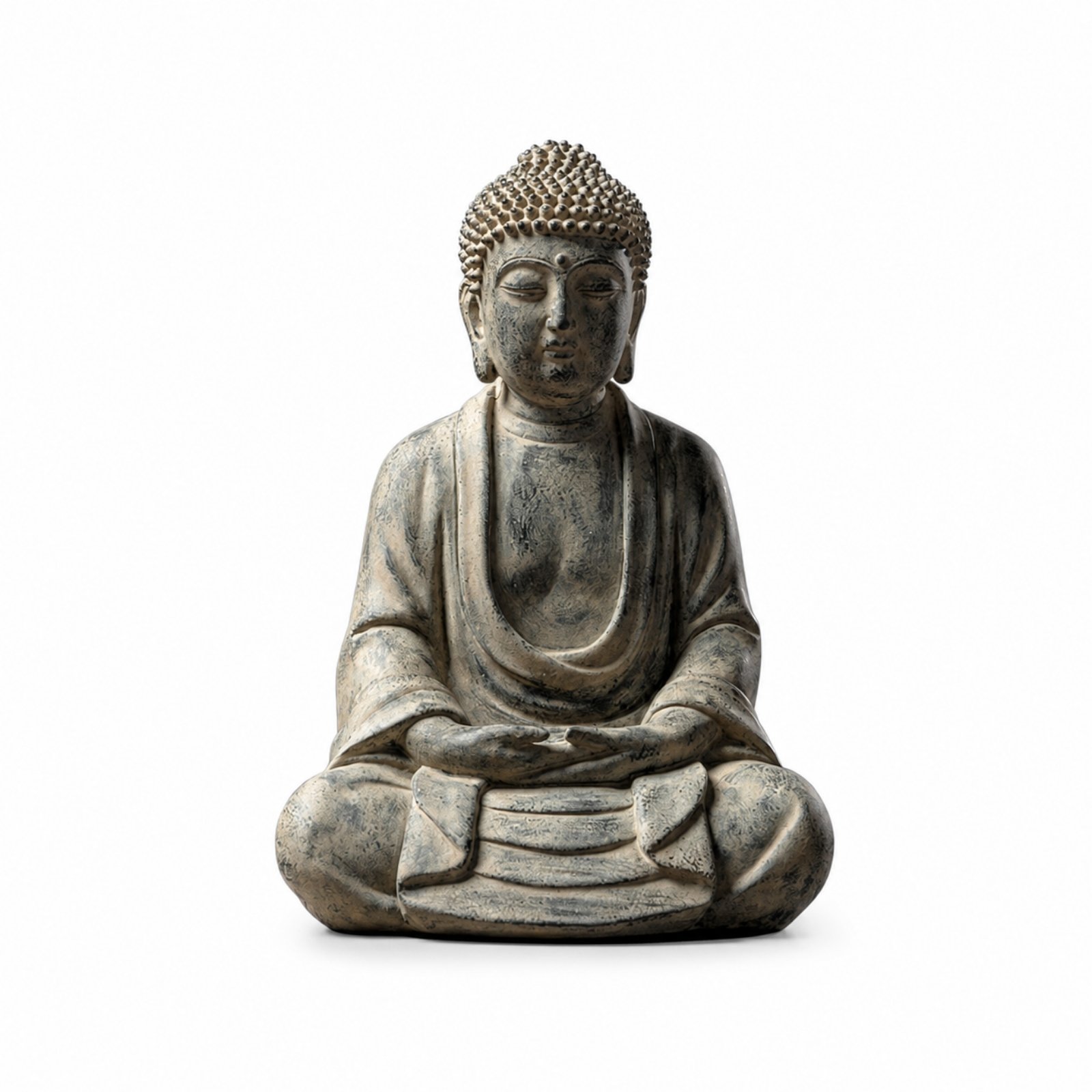 Stone-Look Buddha Statue – Meditation