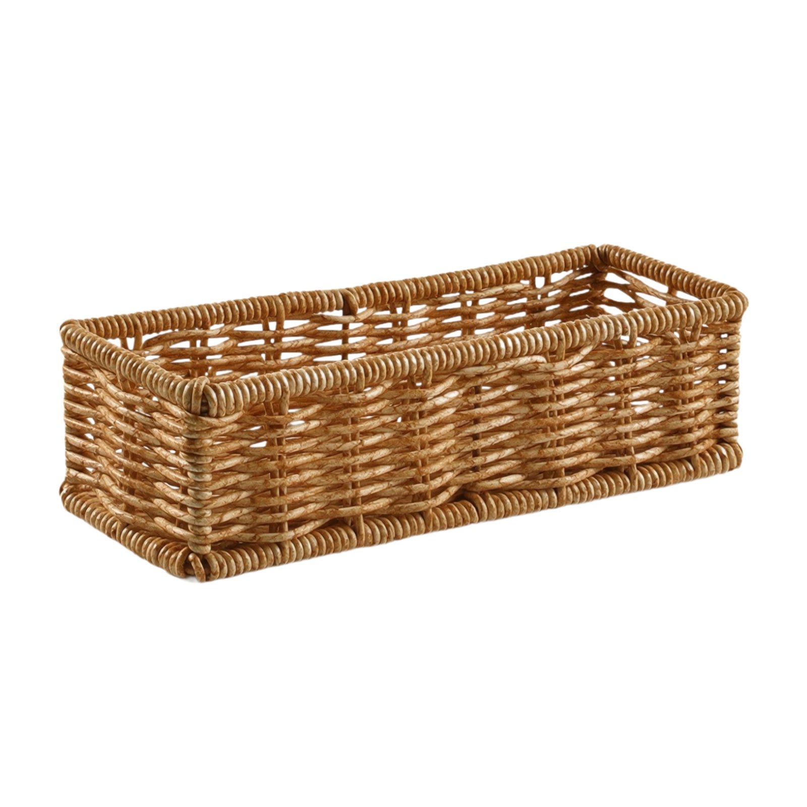 Open Top Braided Storage Basket