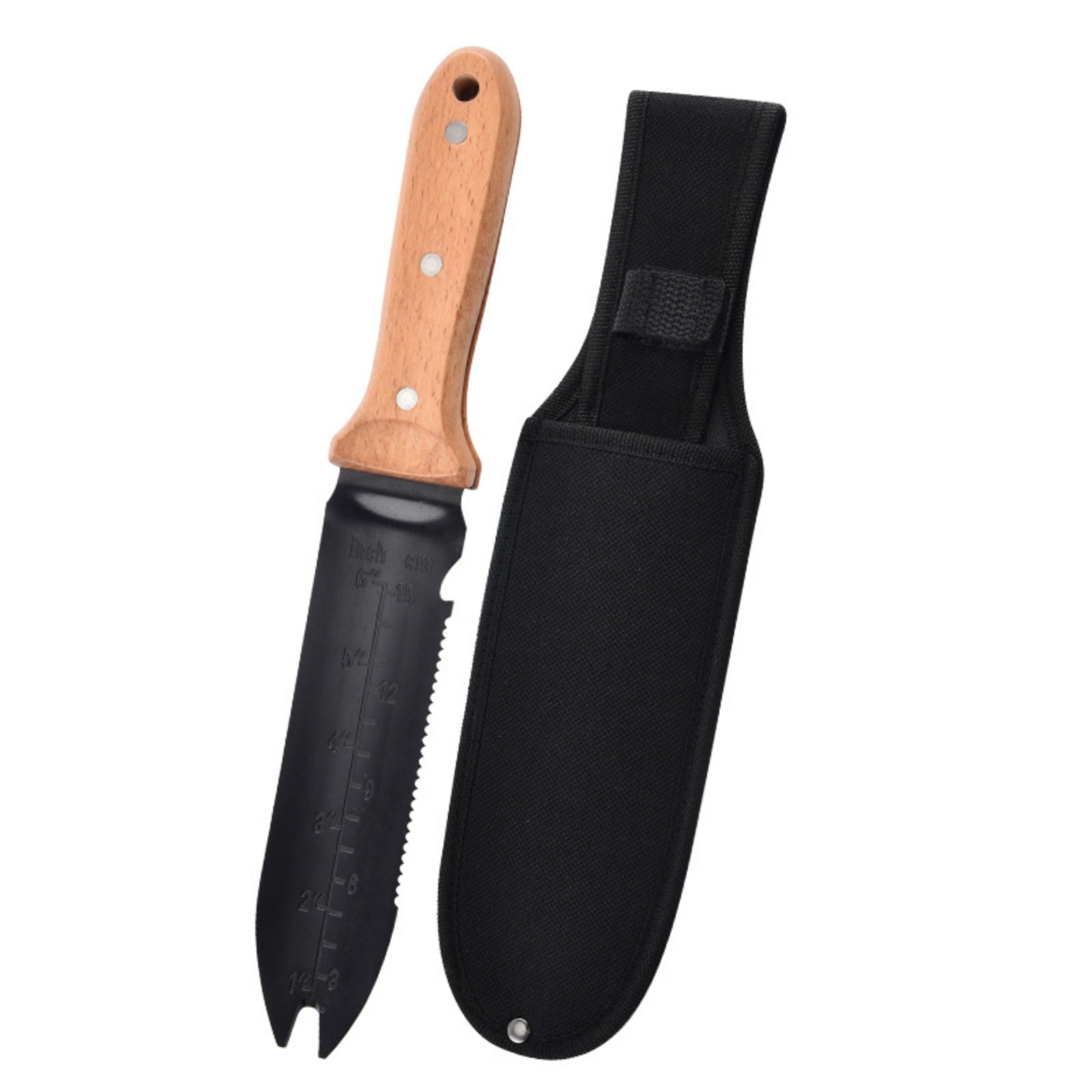 Digging Knives with Sheath Serrated Garden