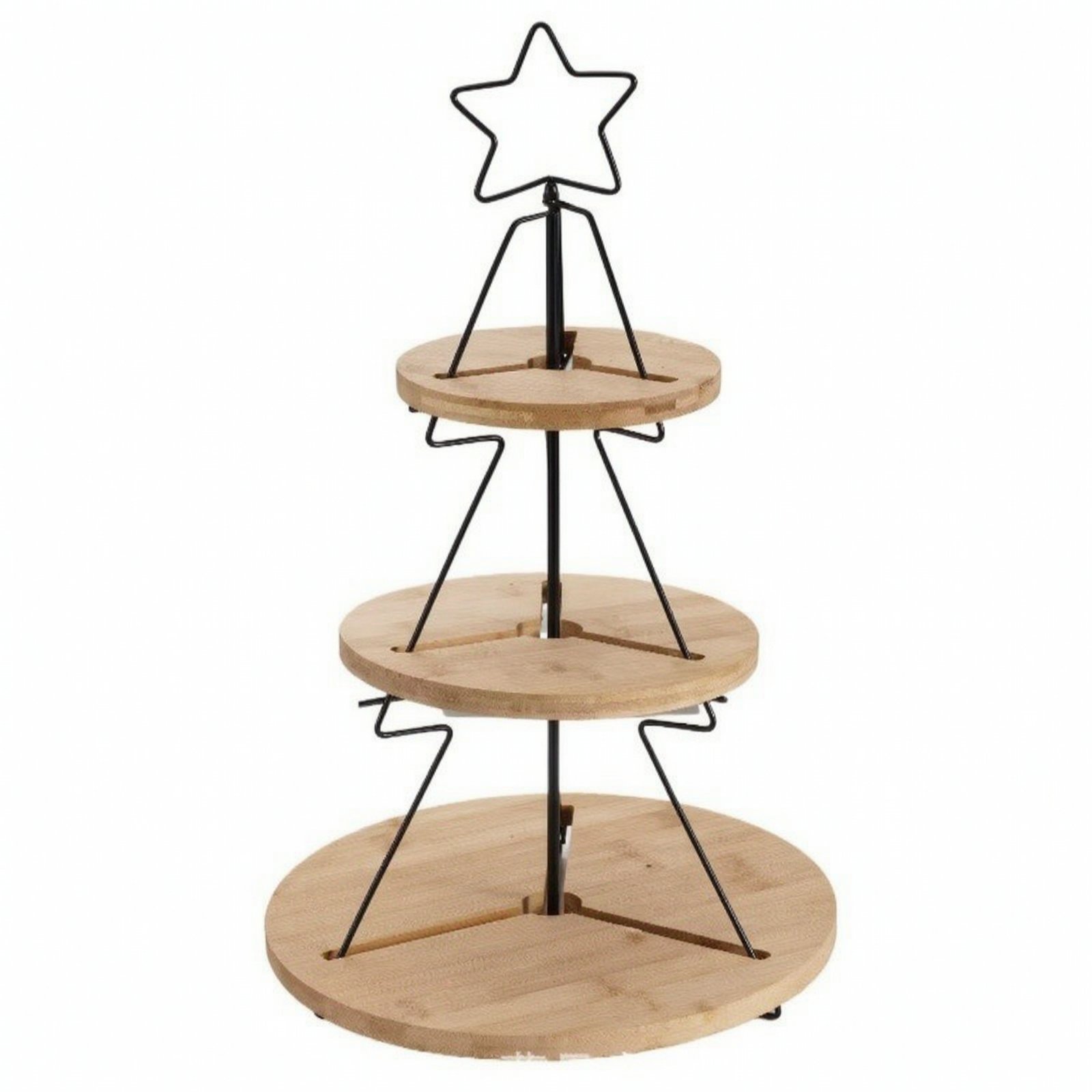 Three-Tier Dessert Stand – Wood