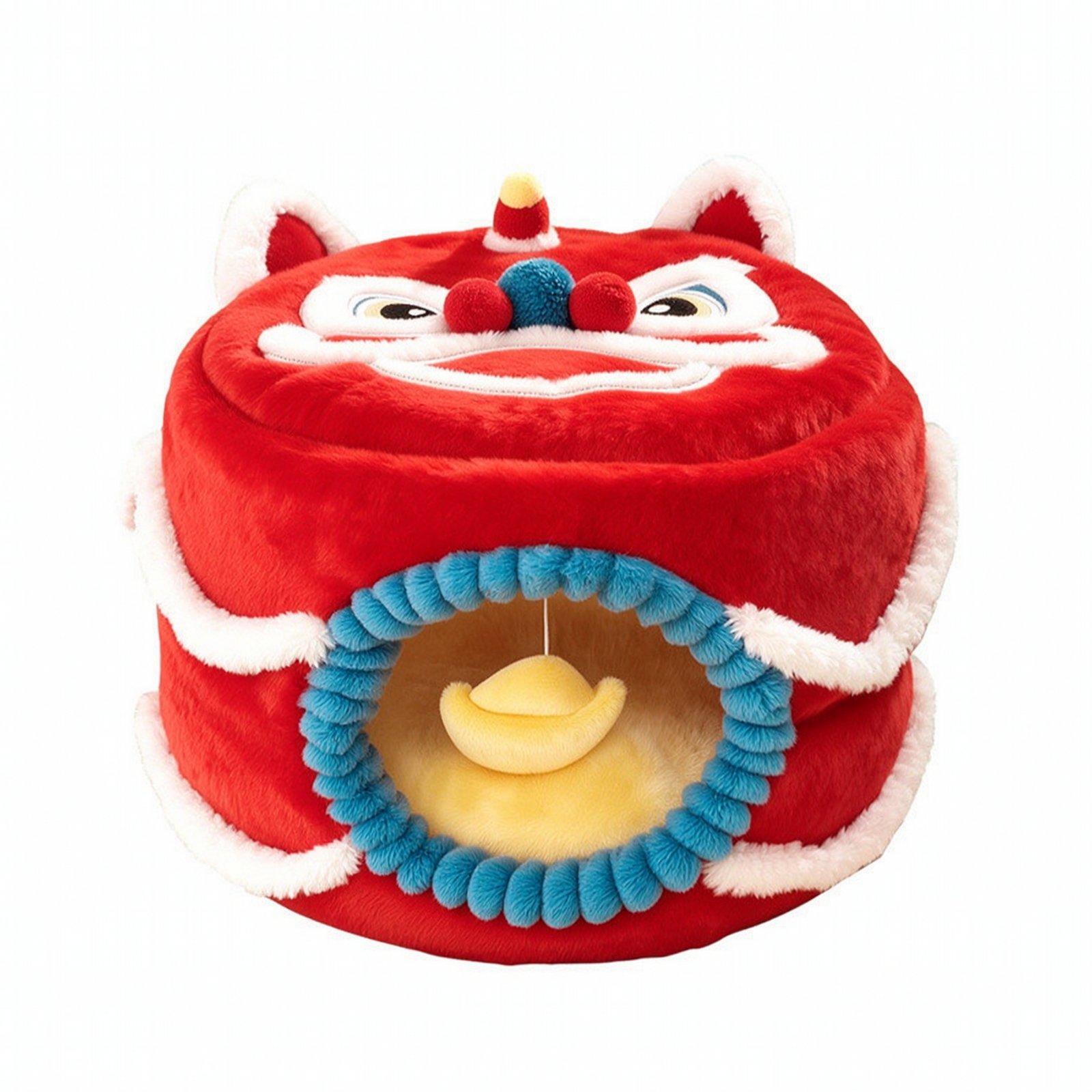 Semi-Enclosed Pet Bed