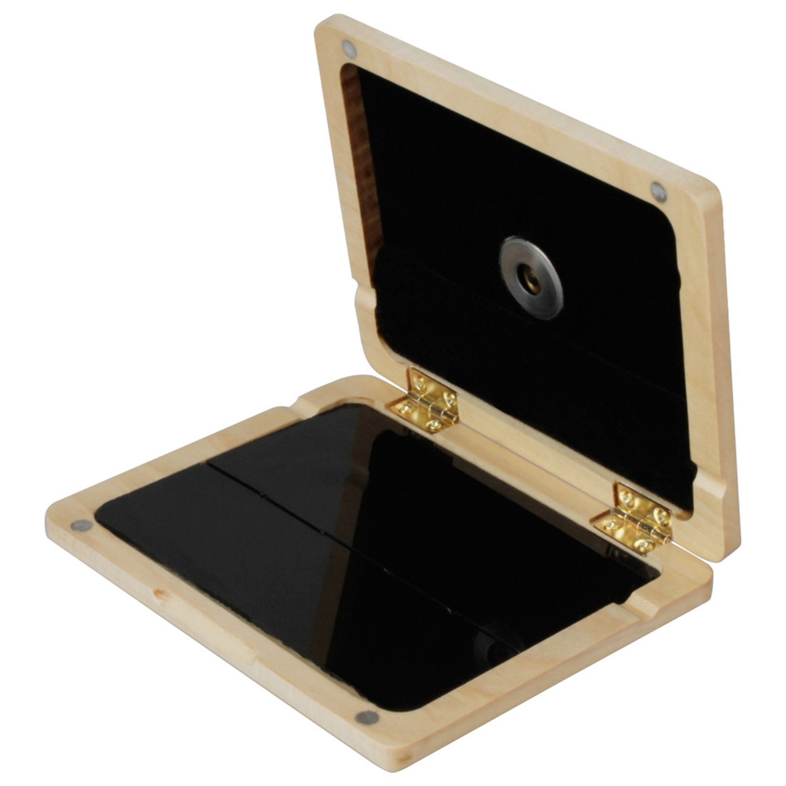 Wooden Case with Humidity Gauge