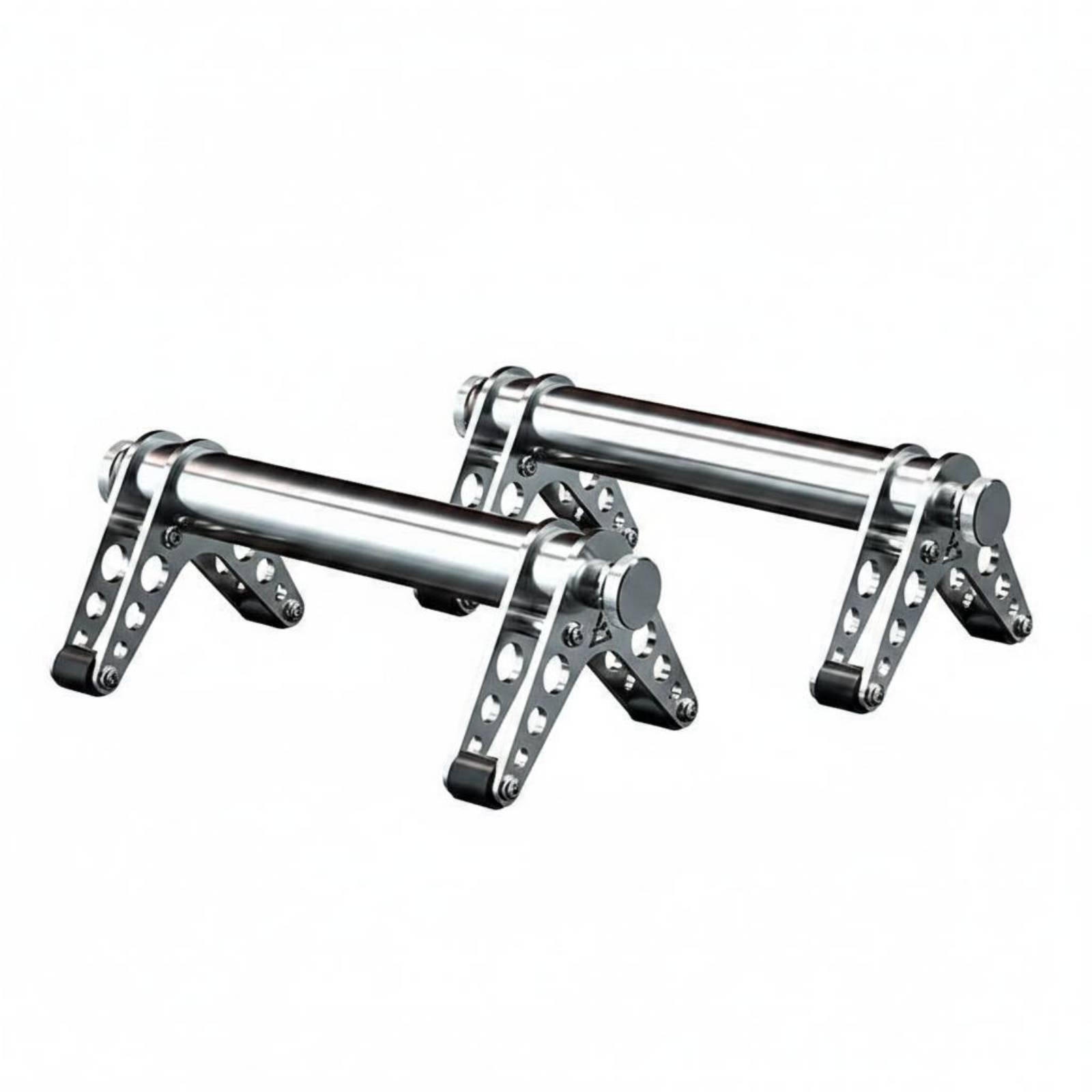 2 Pieces Push Elevated Handles Stainless Steel Upper-Body