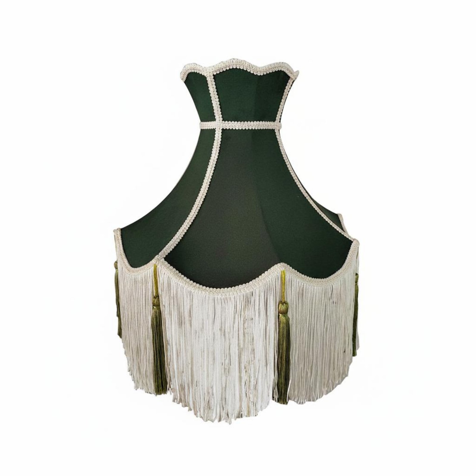 Dark Green Velvet Lampshade