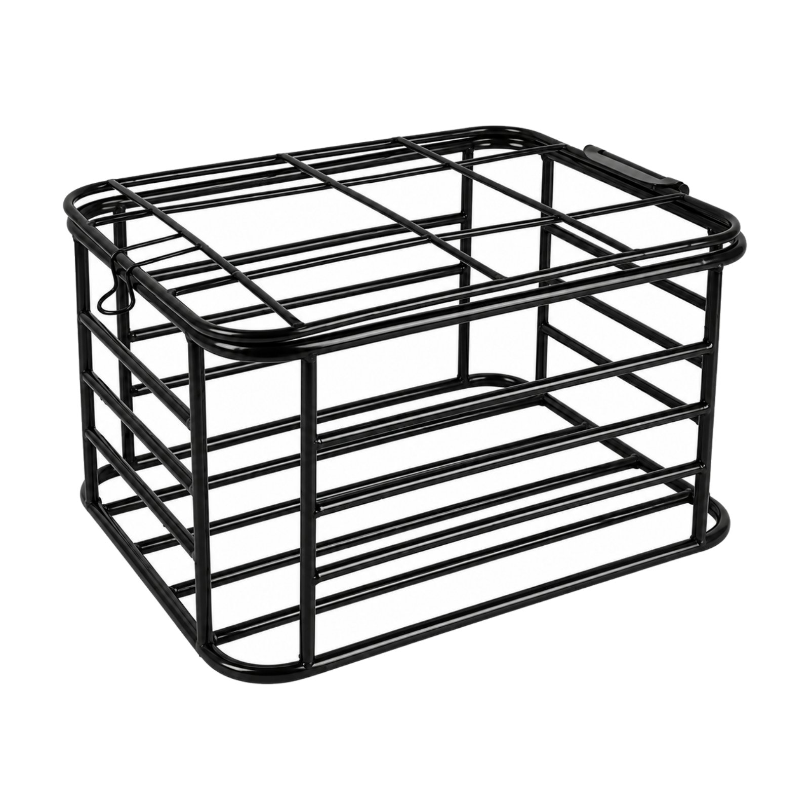 Rear-Mounted Dog Bike Basket with Top Cover