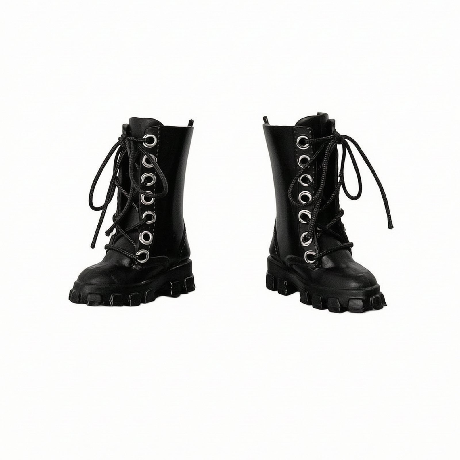 Miniature Utility Boots with Zipper