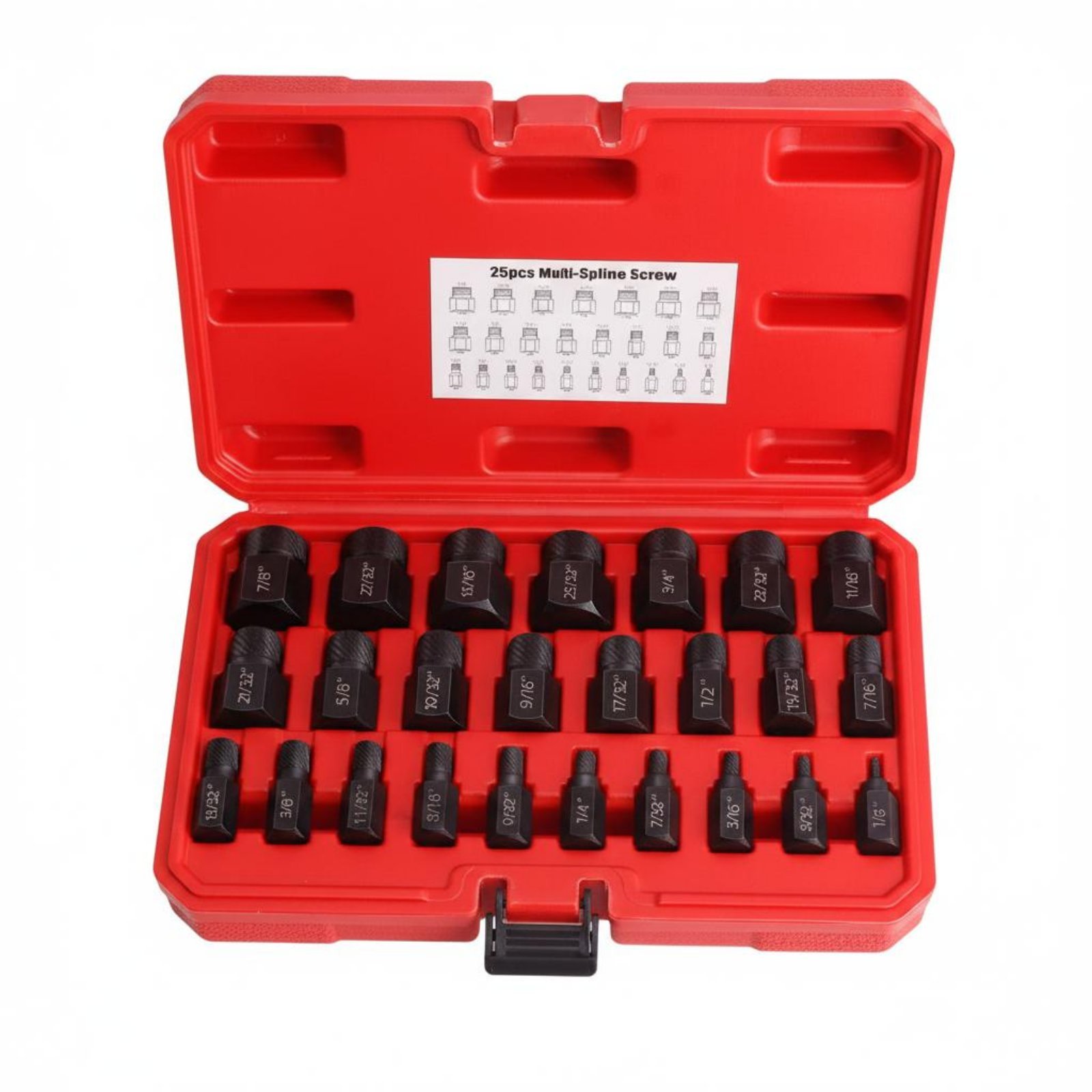 25-Piece Multi-Groove Extractor Set