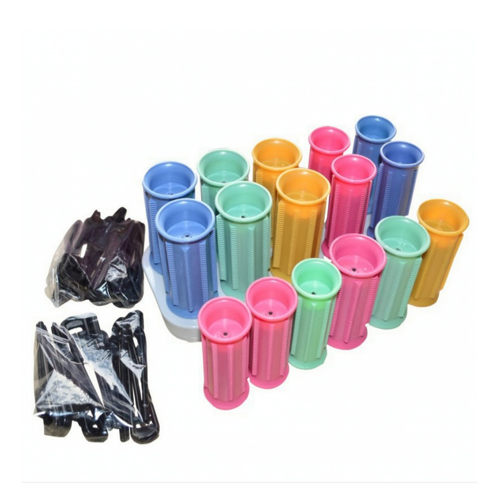 16-Piece Electric Heated Hair Wrapping Tube