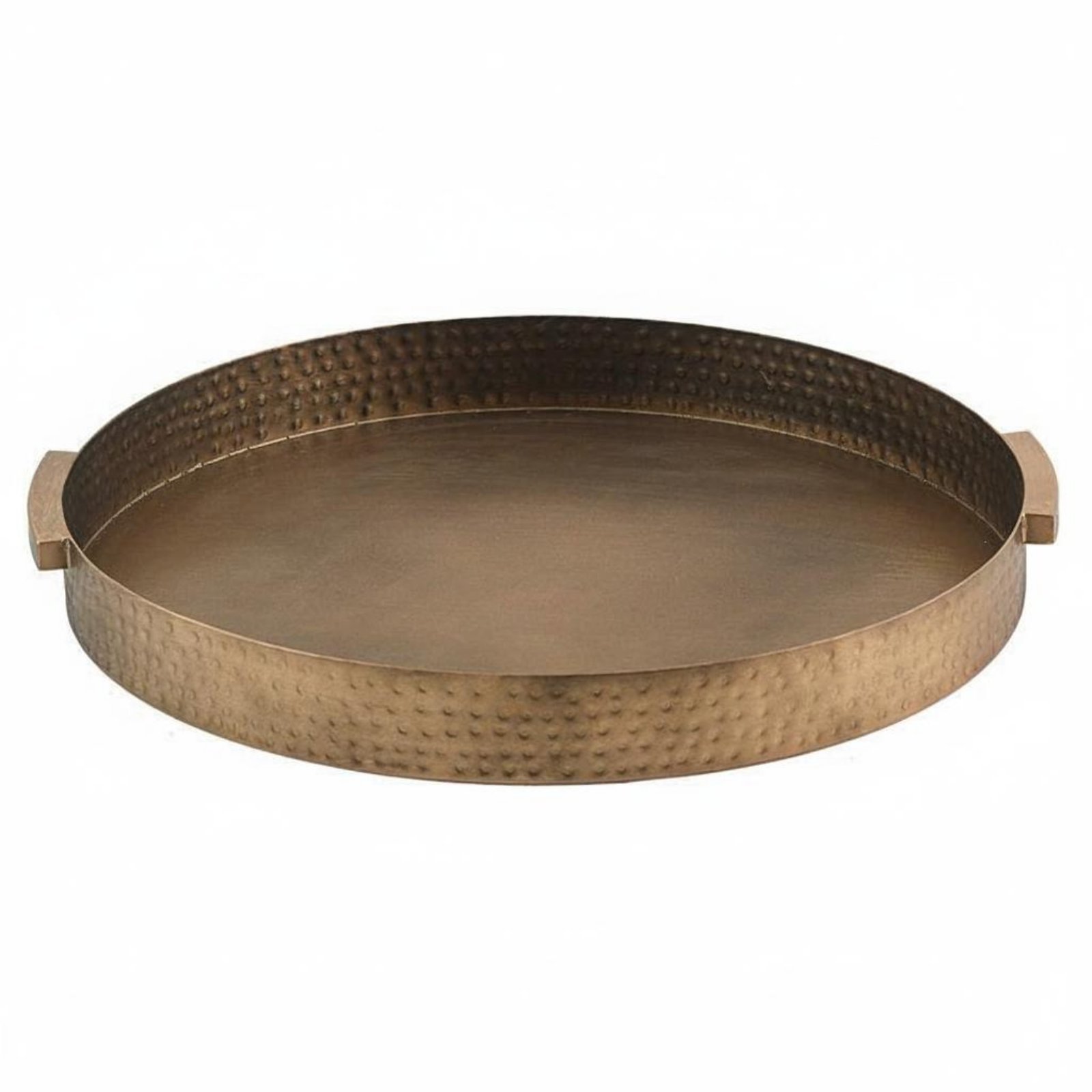 Hammered Round Tray