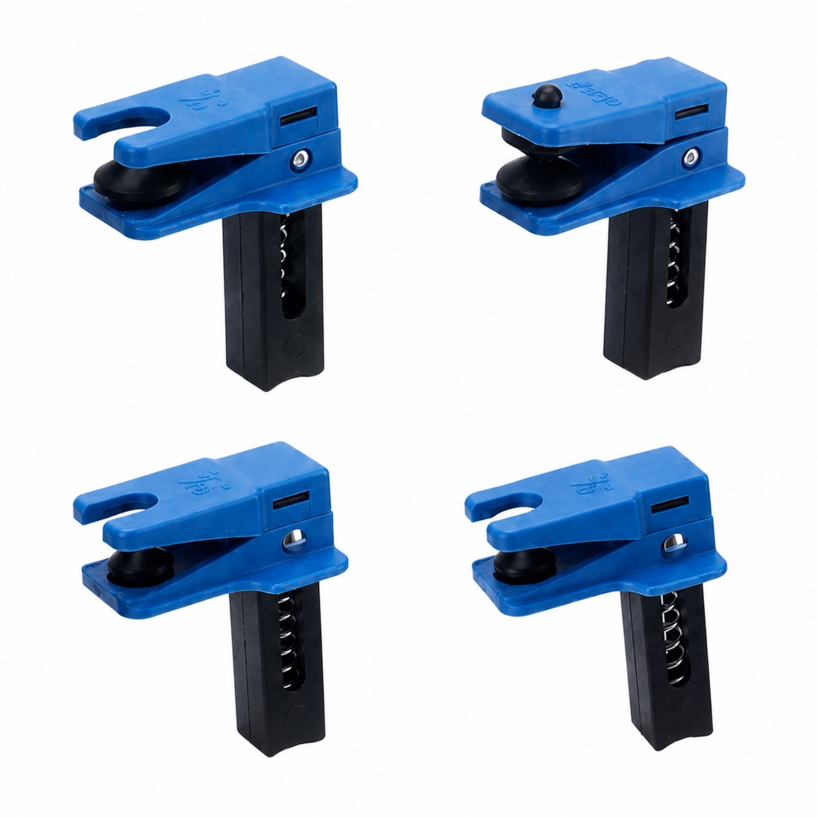 4-Piece Brake Hose Clamp with Rubber Pads