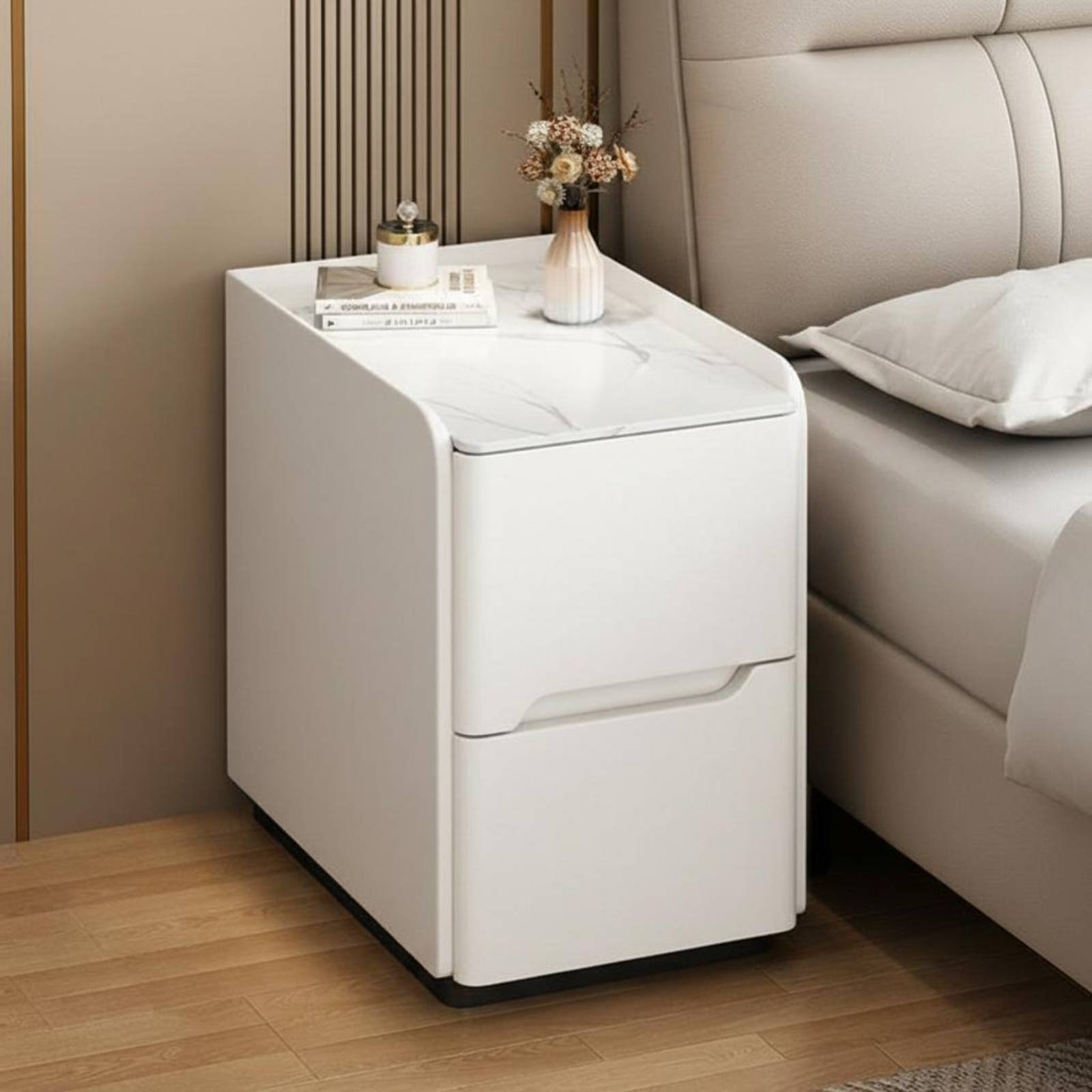 Narrow 2-Drawer Cabinet