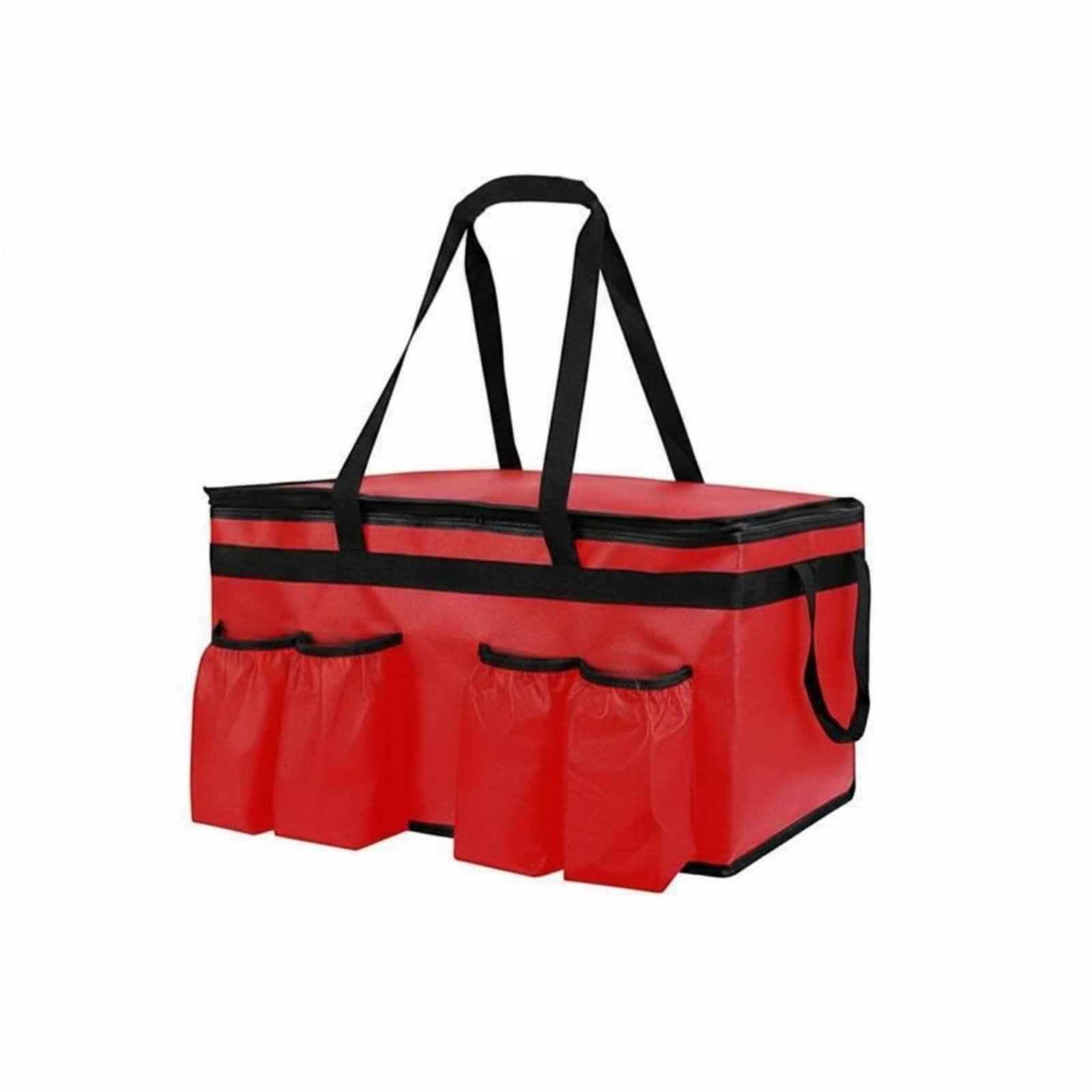Insulated Food Delivery Bag – Red