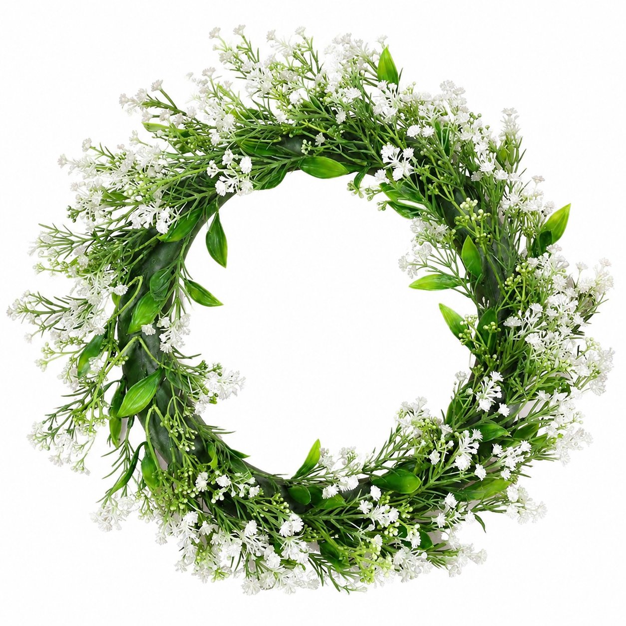 Artificial Baby's Breath Wreath