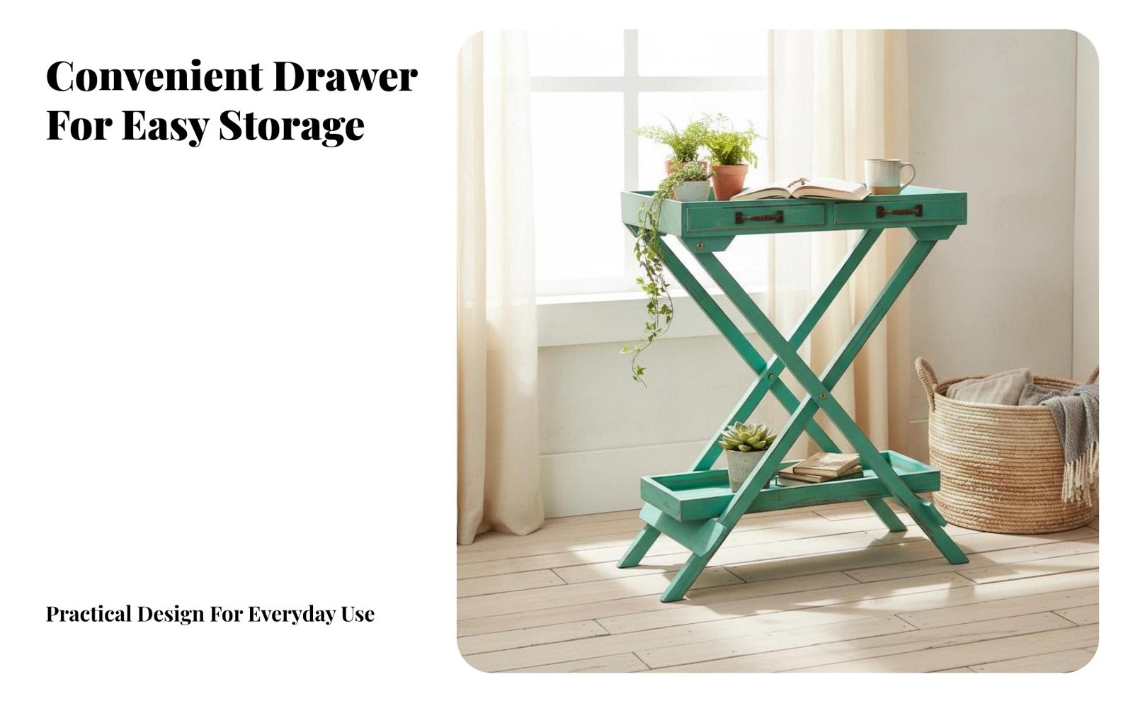 Vintage Floor Plant Rack