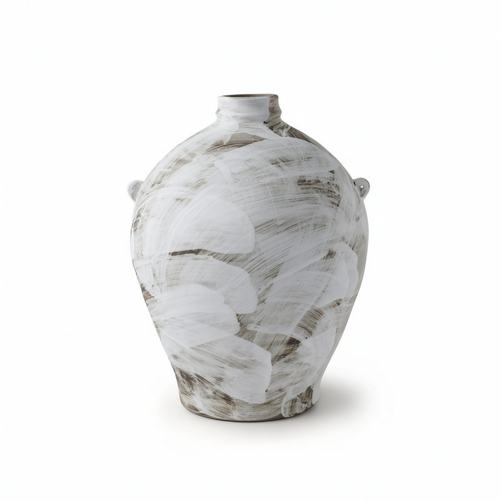 Distressed Ceramic Vase – 33x31x42cm