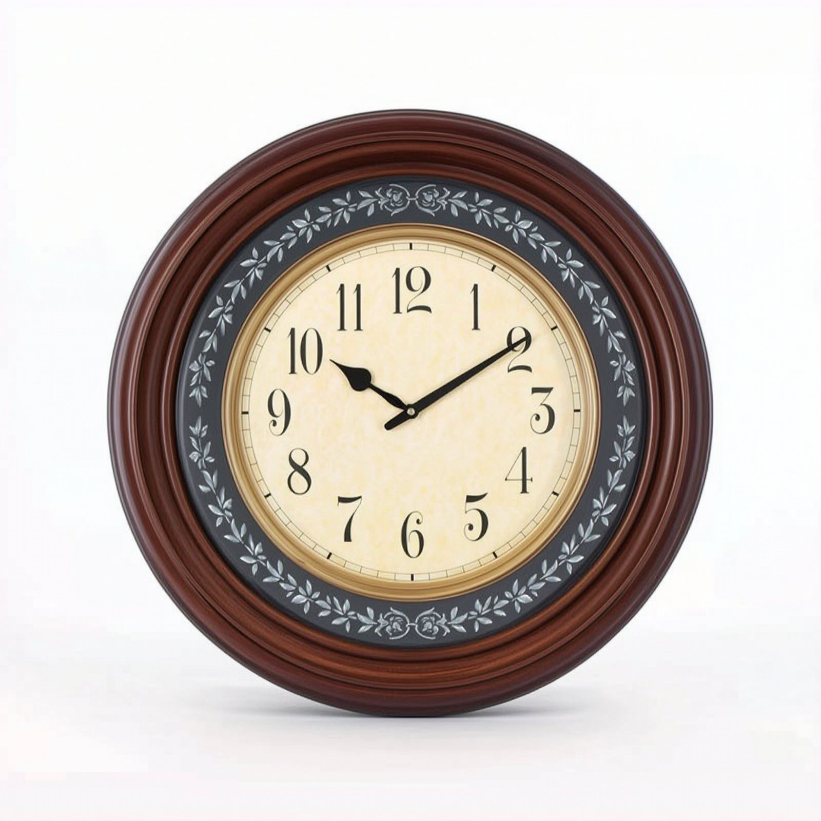 Wood Frame Wall Clock