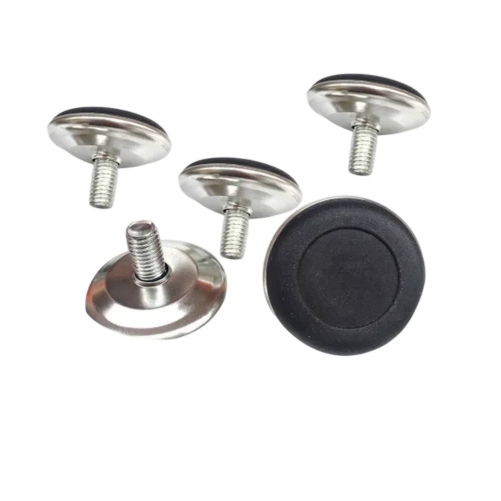 5-Piece Threaded Metal Stool Leg