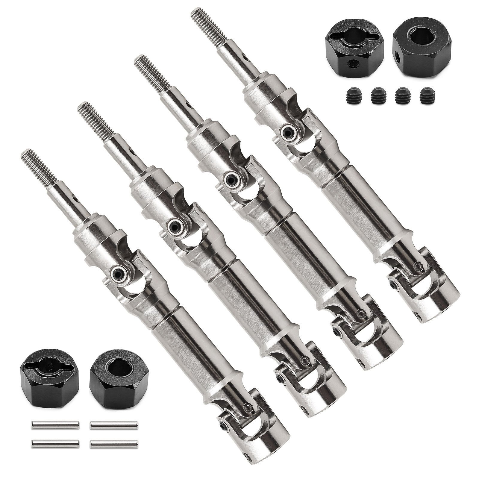 4-Piece CVD Drive Shafts Threaded Tips