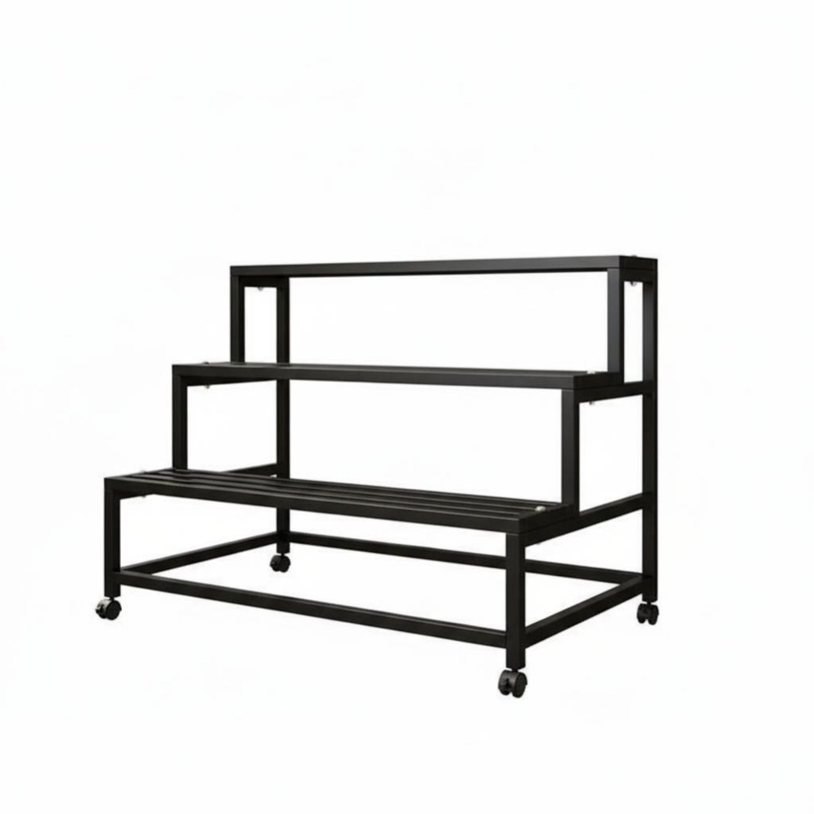 3-Tier Plant Stand with Hanging Bar