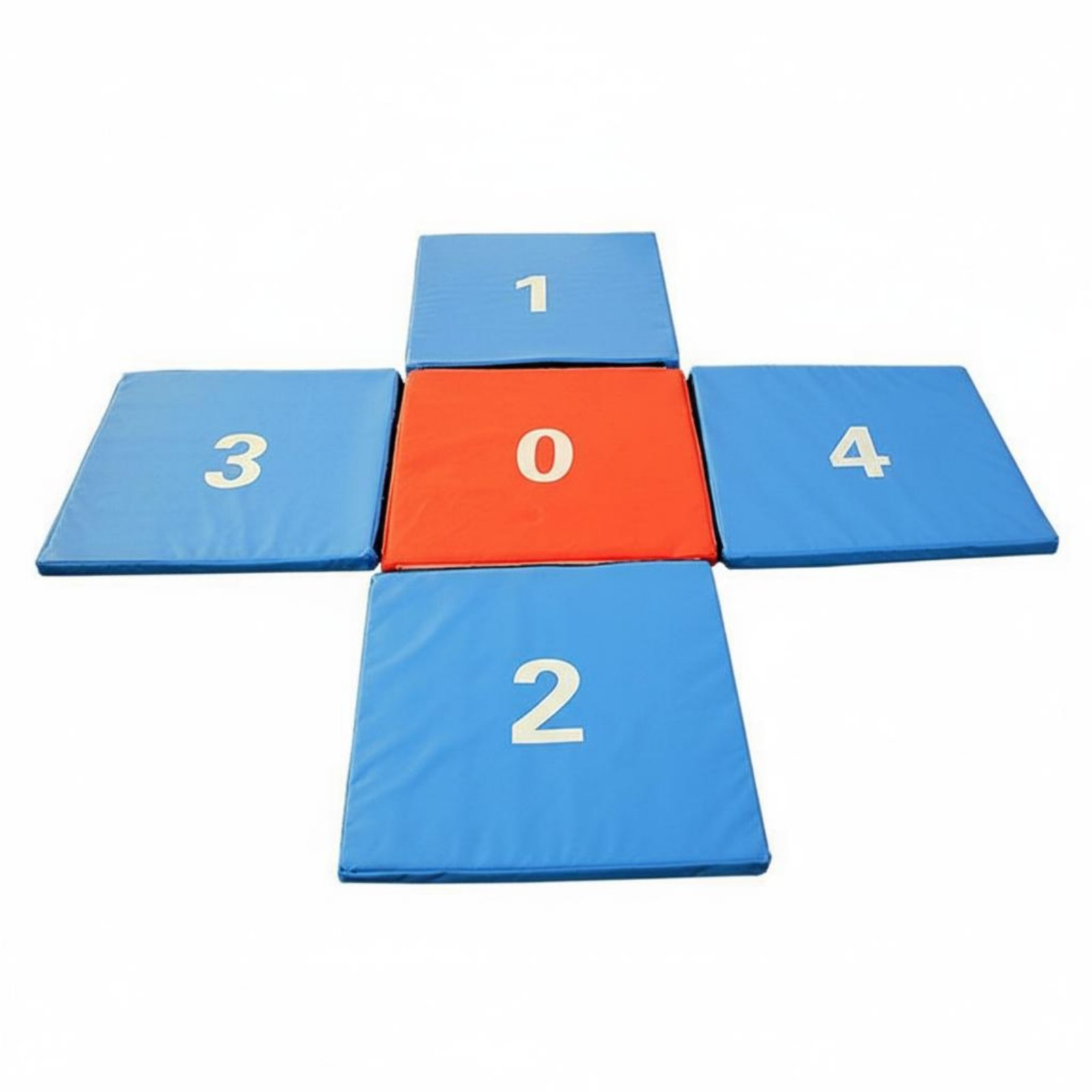 Numbered Hopscotch Game Rug