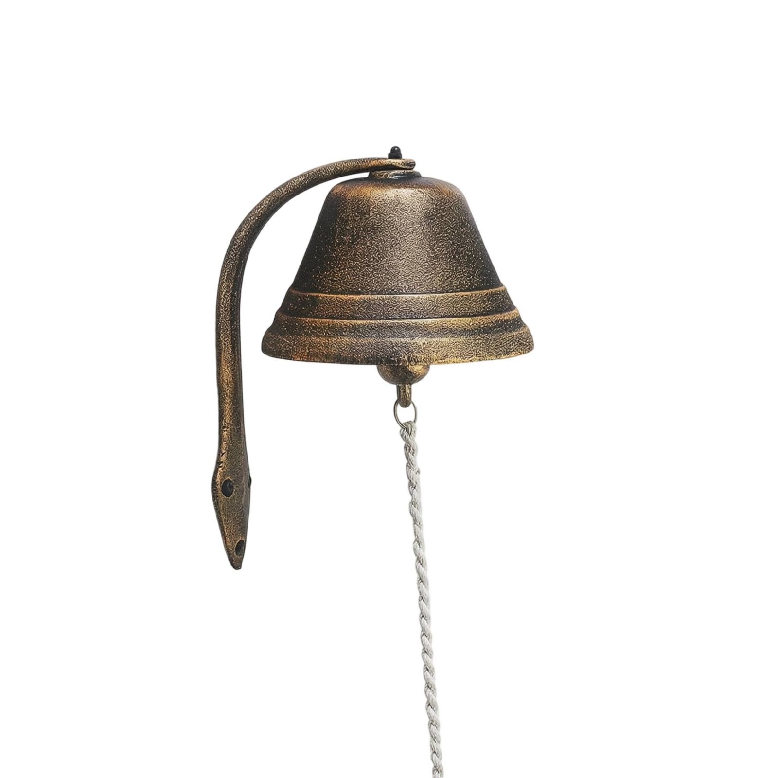 Wall-Mounted Pull Cord Bell