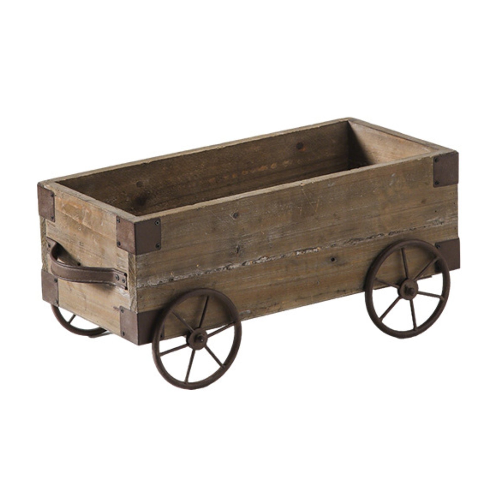 Vintage Wooden Wagon Planter