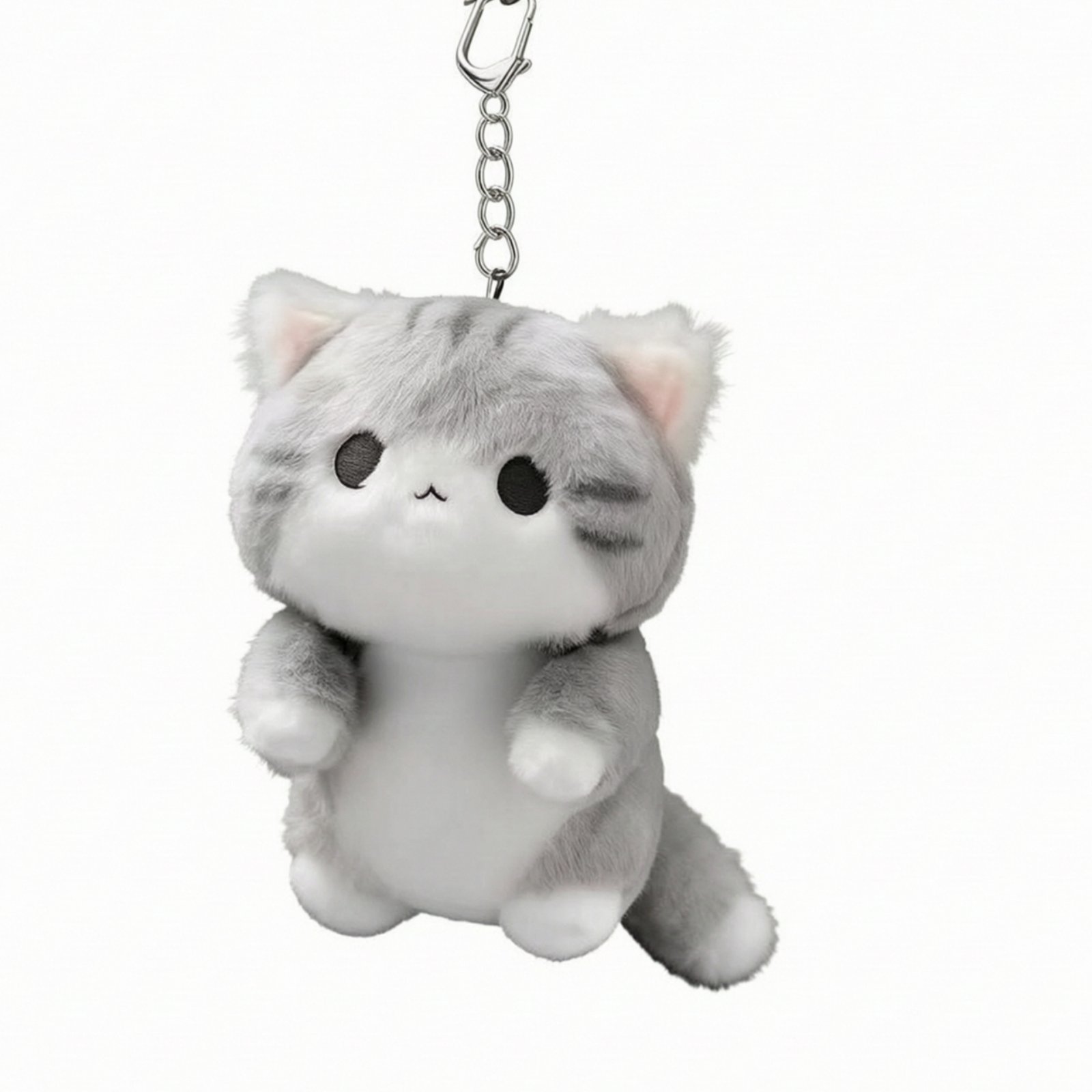 Stuffed Cat Keychain
