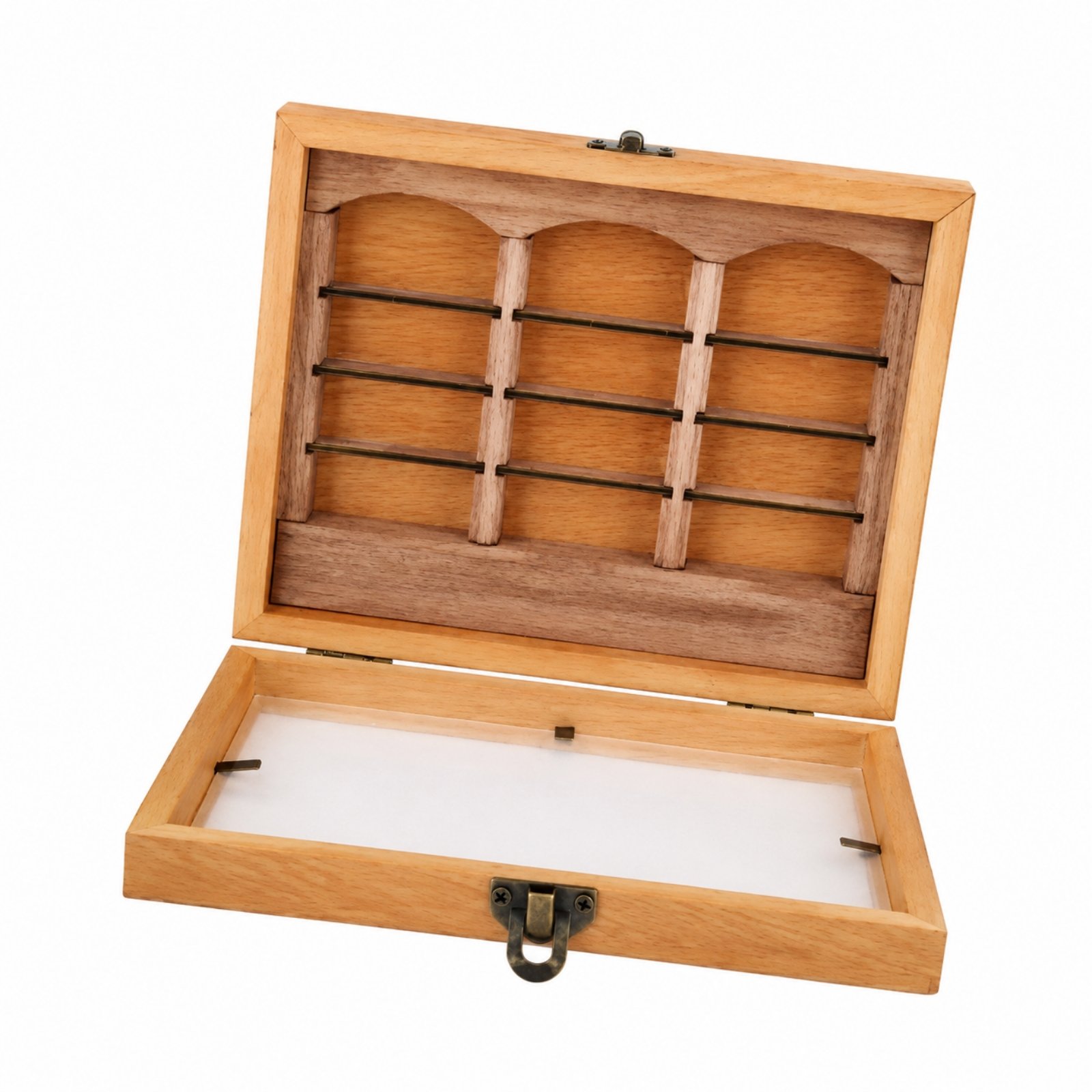 Wooden Miniature Bookshelf Box