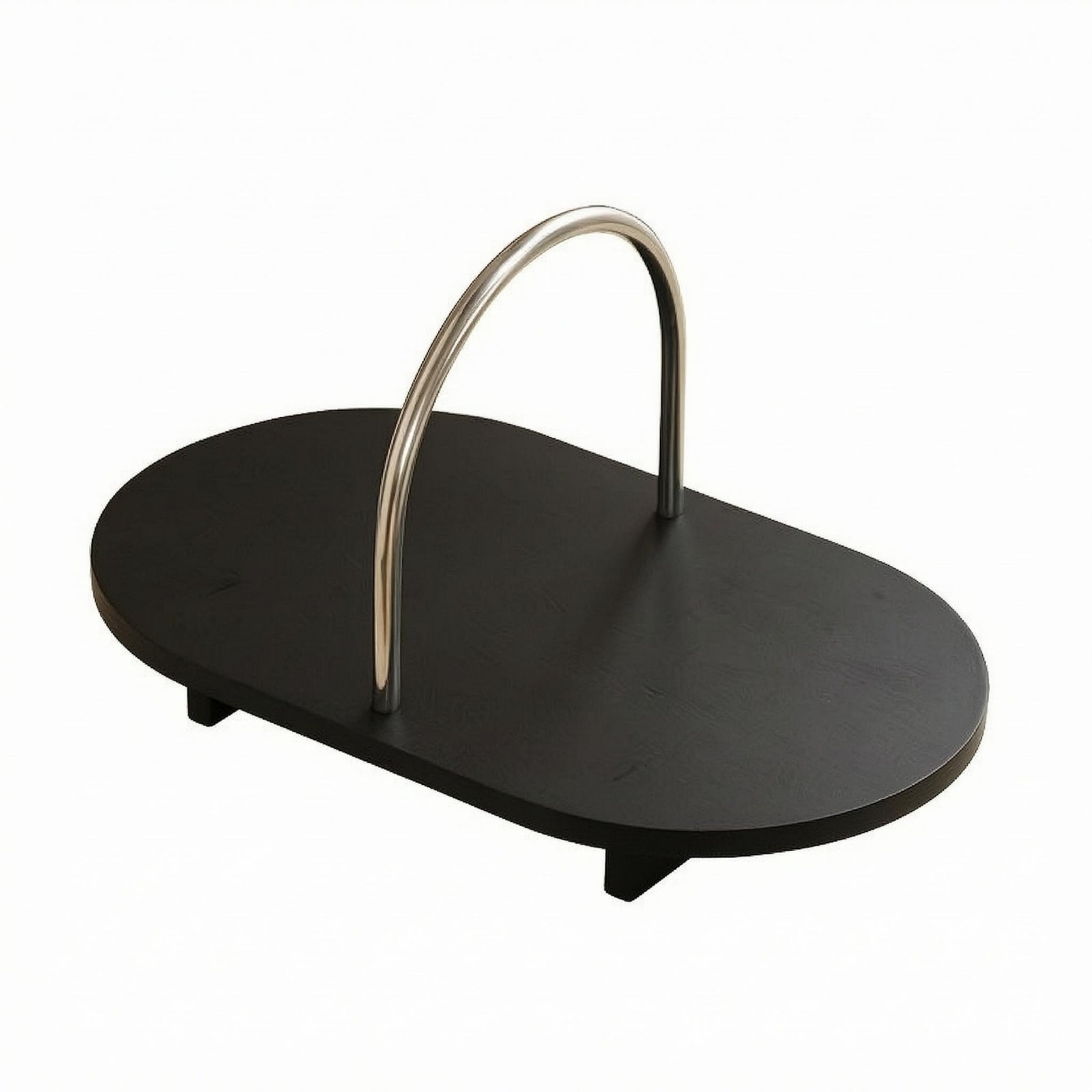Oval Stainless Steel Serving Tray
