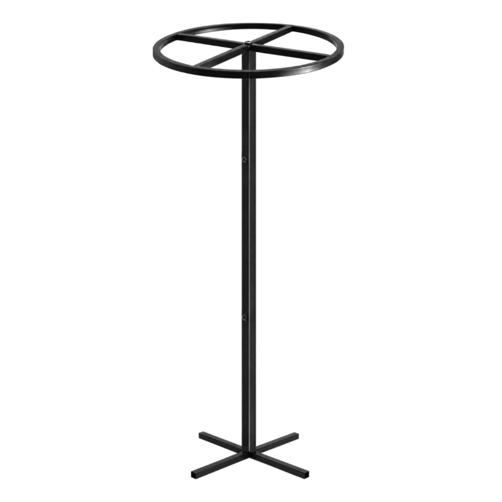 Metal Plant Trellis with Cross-Shaped Base