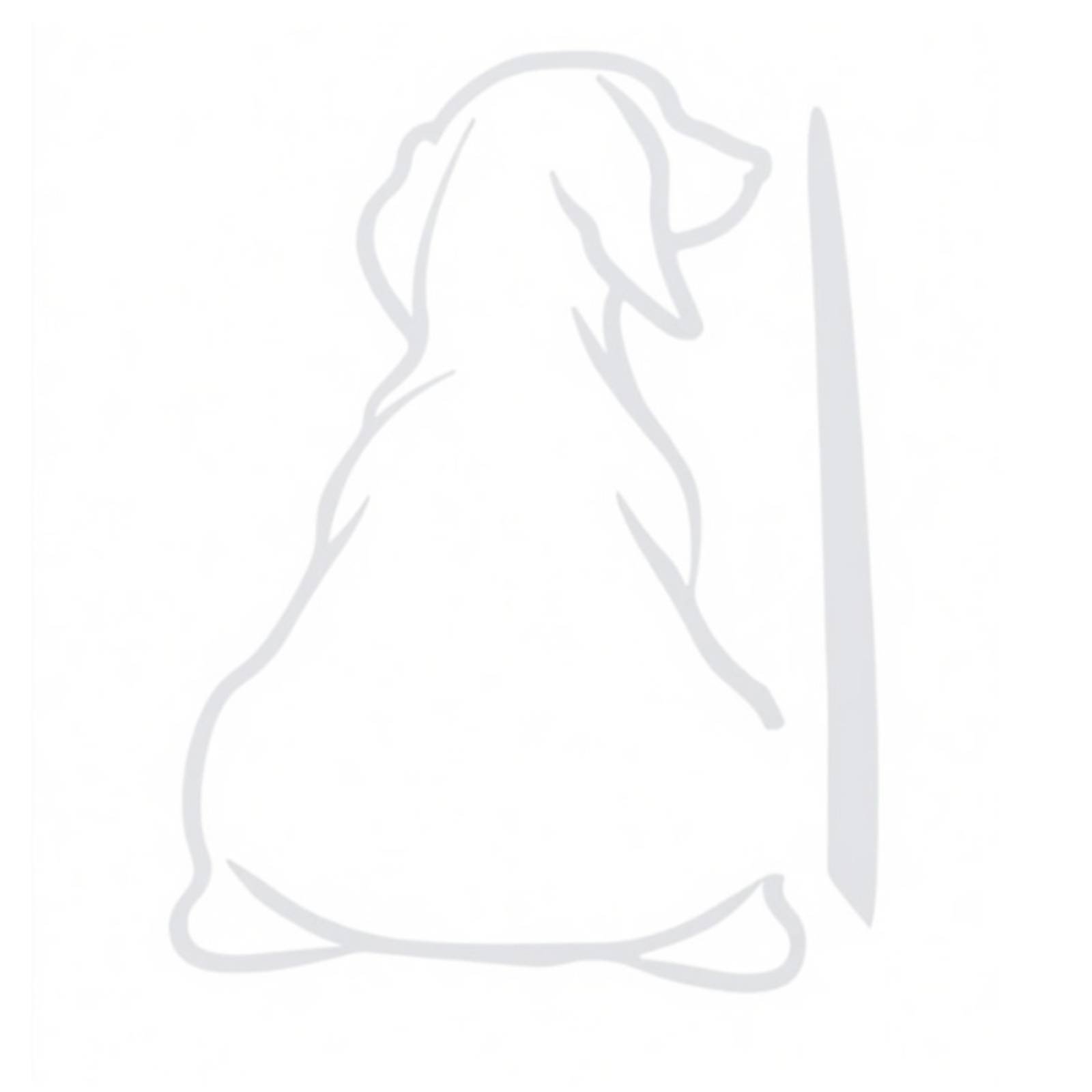 Wagging Tail Dog Sticker